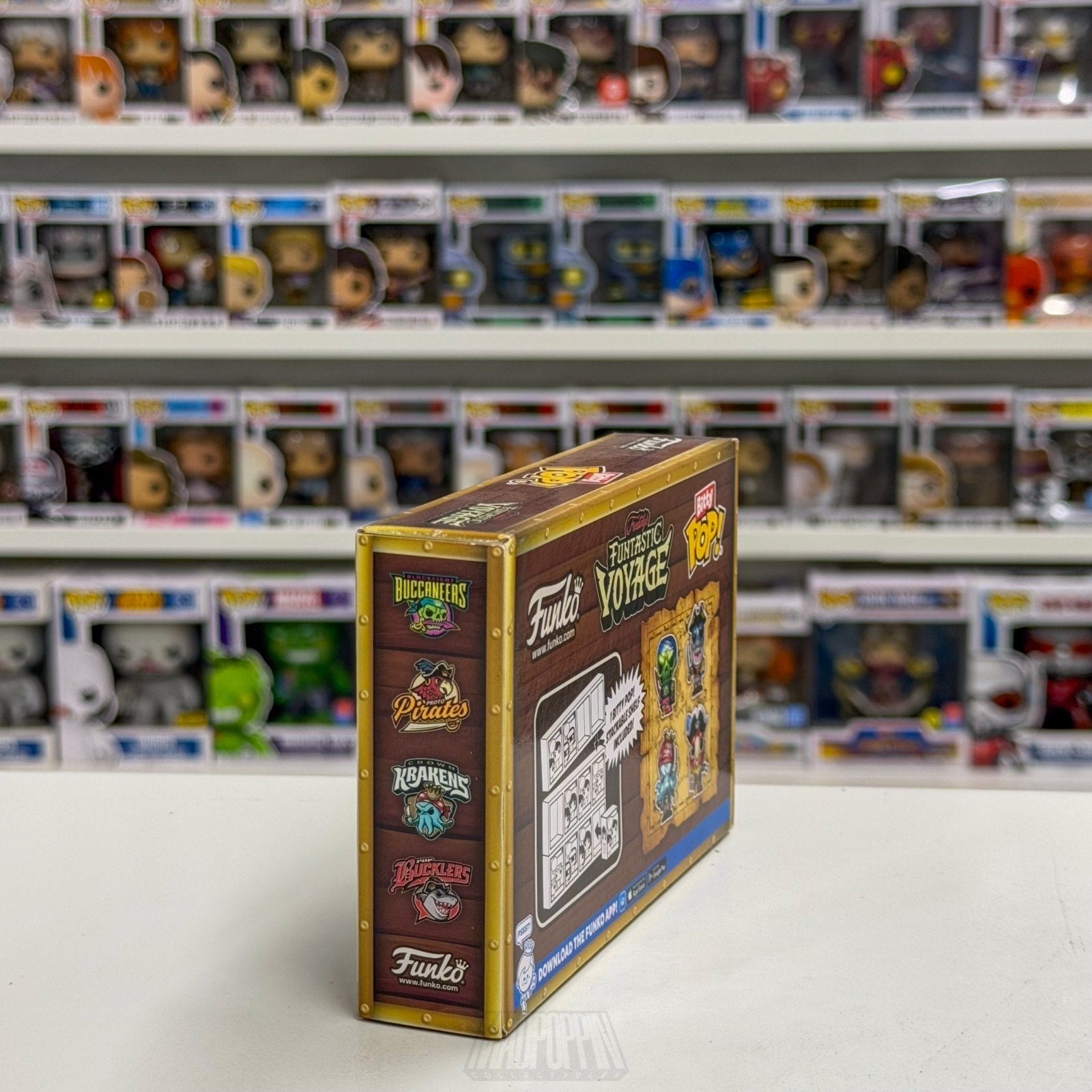 Funko Pop Bitty Fundays Funtastic Voyage Metallic 4 Pack Show Edition Toy Figure