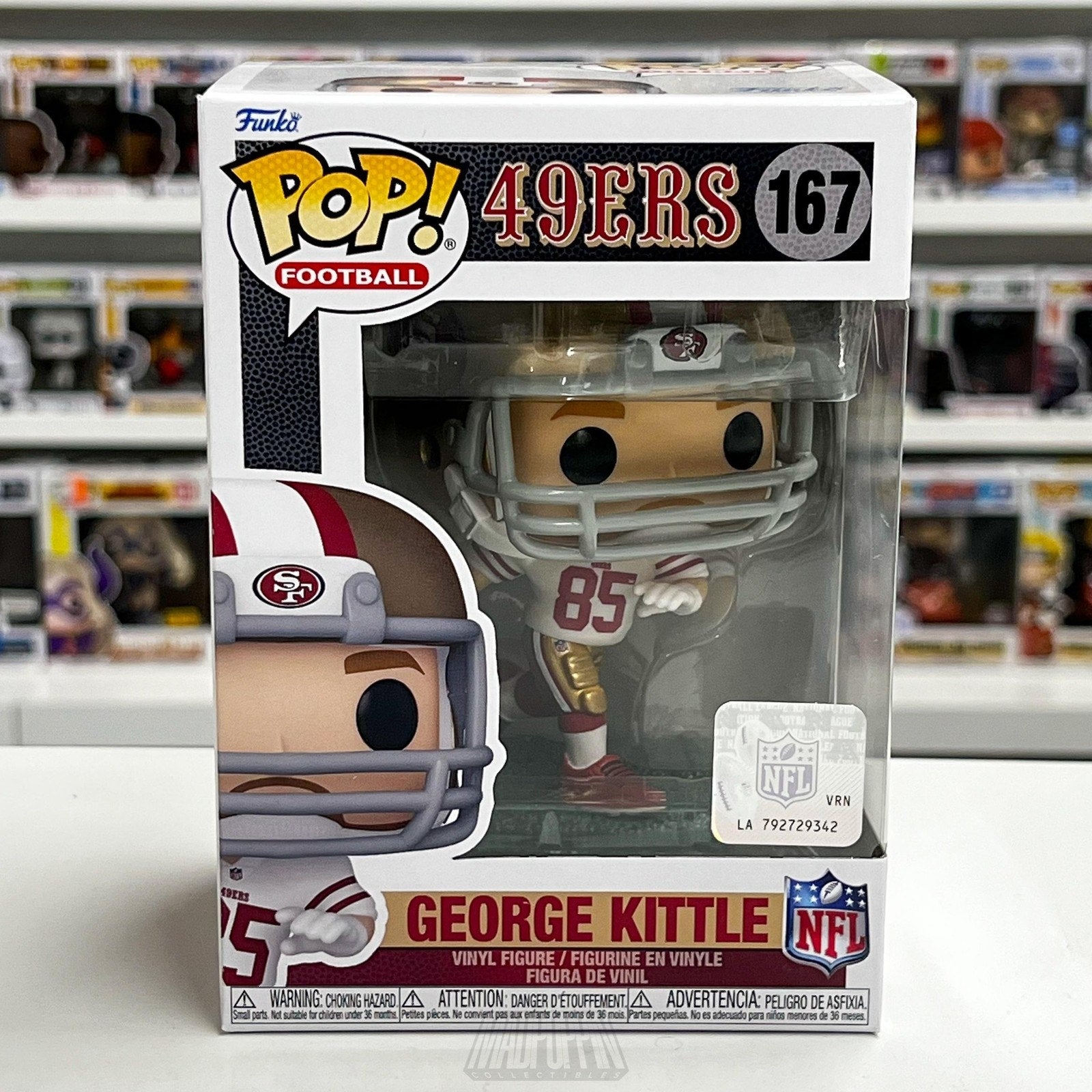 Funko Pop NFL Football San Francisco 49ers George Kittle 167 Sports Vinyl Figure