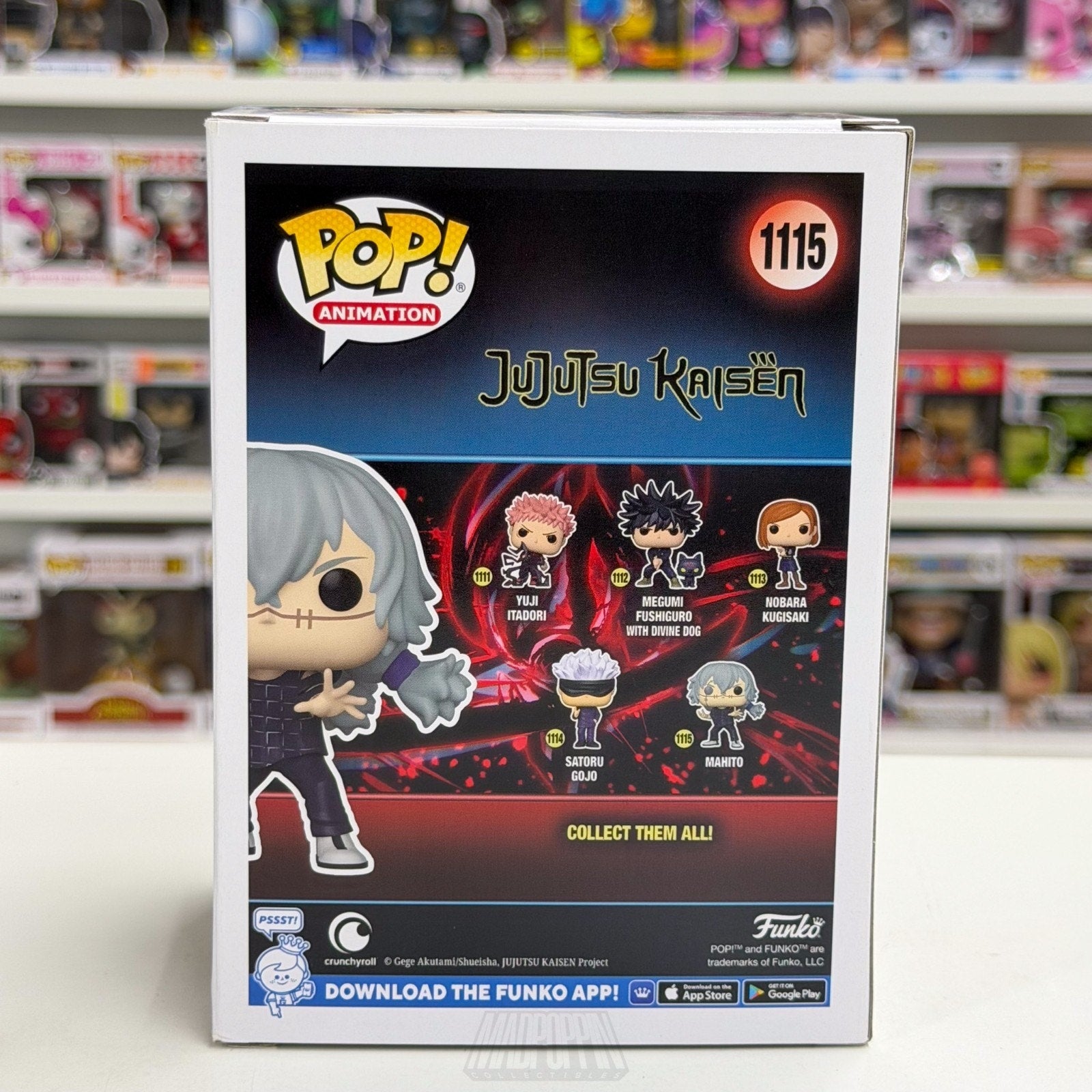 Funko Pop Anime Jujutsu Kaisen Mahito 1115 Japan Dark Fantasy Manga Vinyl Figure
