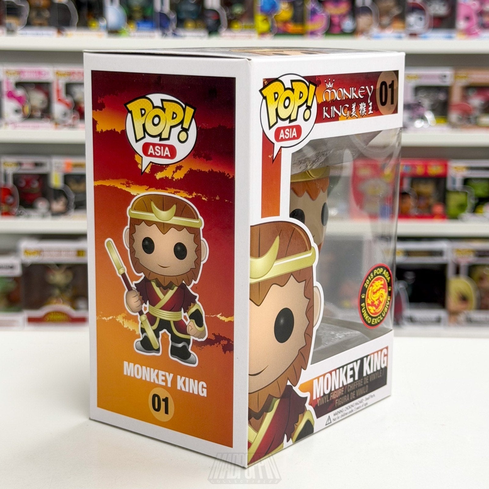 Funko Pop Asia Monkey King 01 Supernatural Chinese Mythology Toy Vinyl Figure