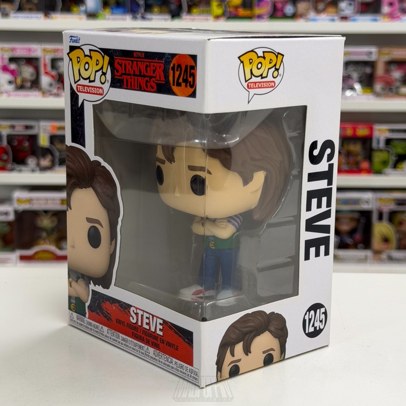 Funko Pop TV Stranger Things Steve Family Video Uniform 1245 Season 4 Toy Figure