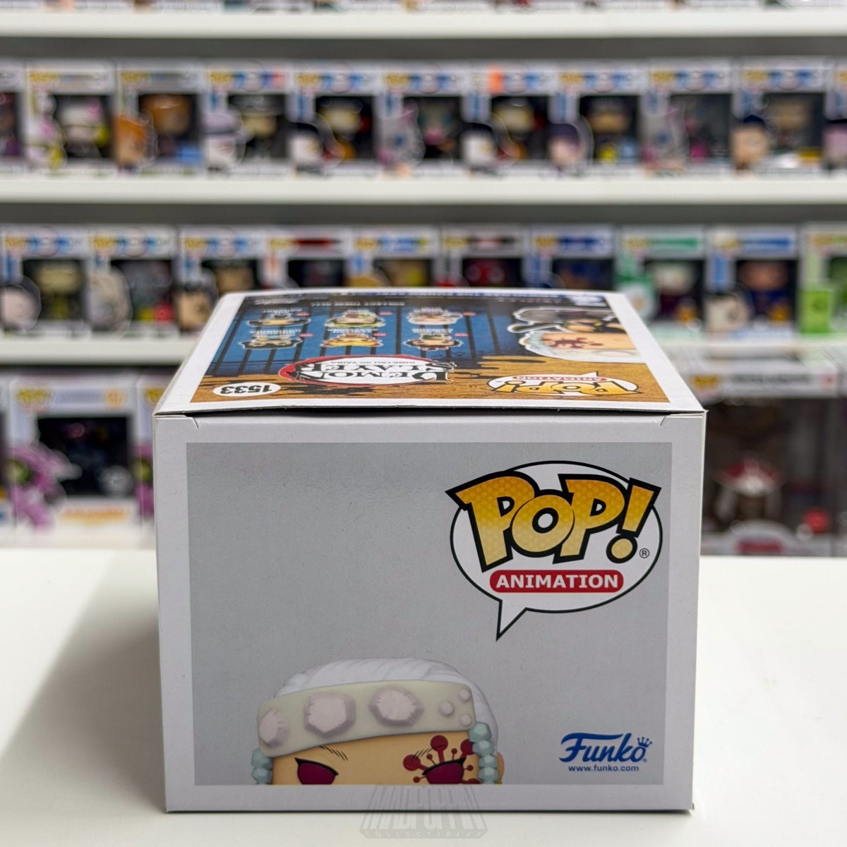 Funko Pop Anime Demon Slayer Tengen Uzui 1533 Japanese Manga Toy Vinyl Figure