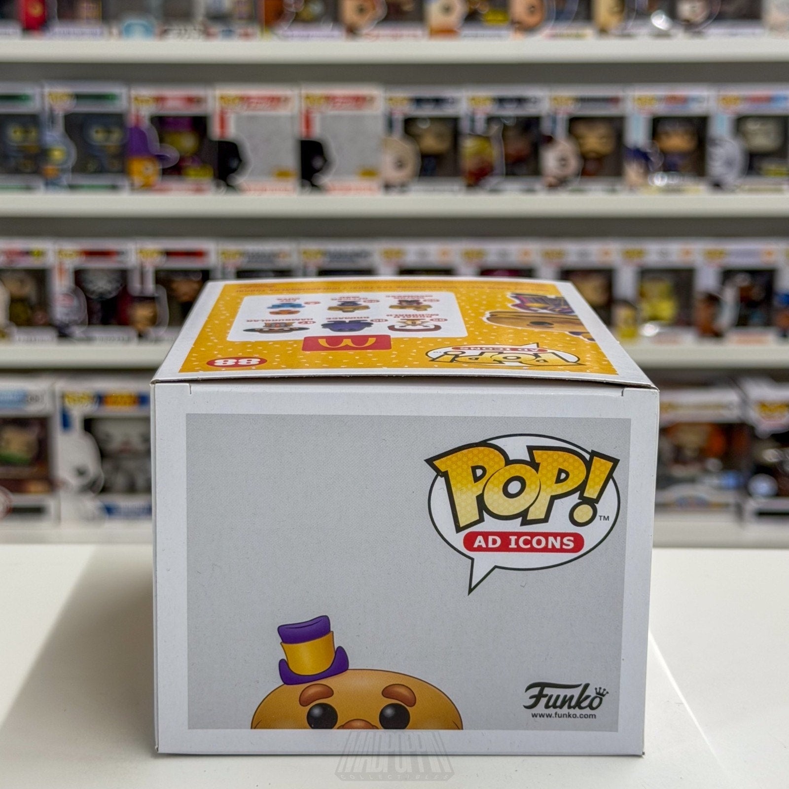 Funko Pop Ad Icons McDonalds Mayor McCheese 88 Burger Fast Food Toy Vinyl Figure