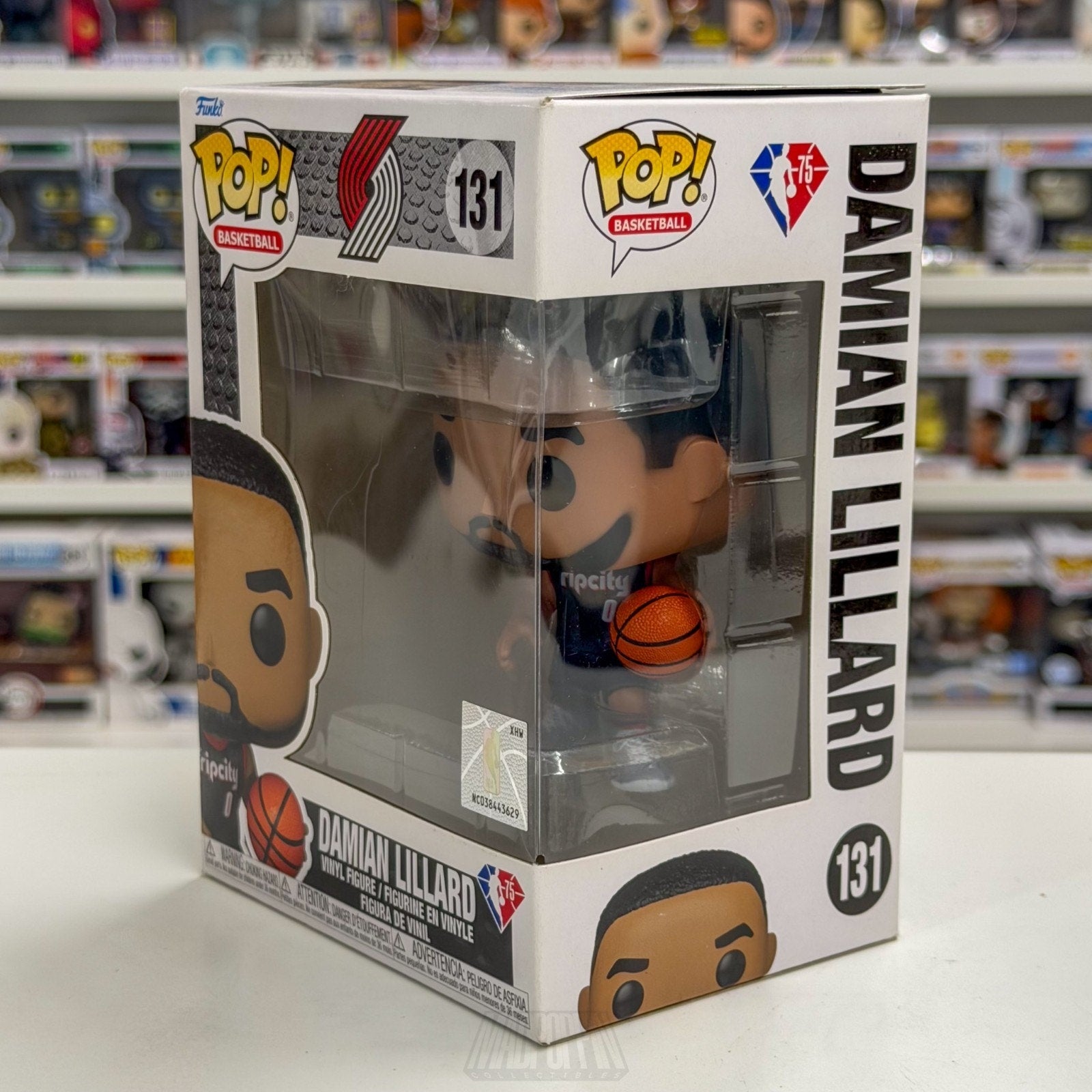 Funko Pop NBA Basketball Portland Trail Blazers Damian Lillard 131 Vinyl Figure