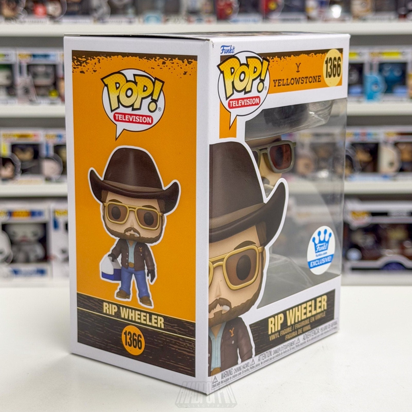 Funko Pop TV Yellowstone Rip Wheeler Exclusive 1366 Western Drama Vinyl Figure