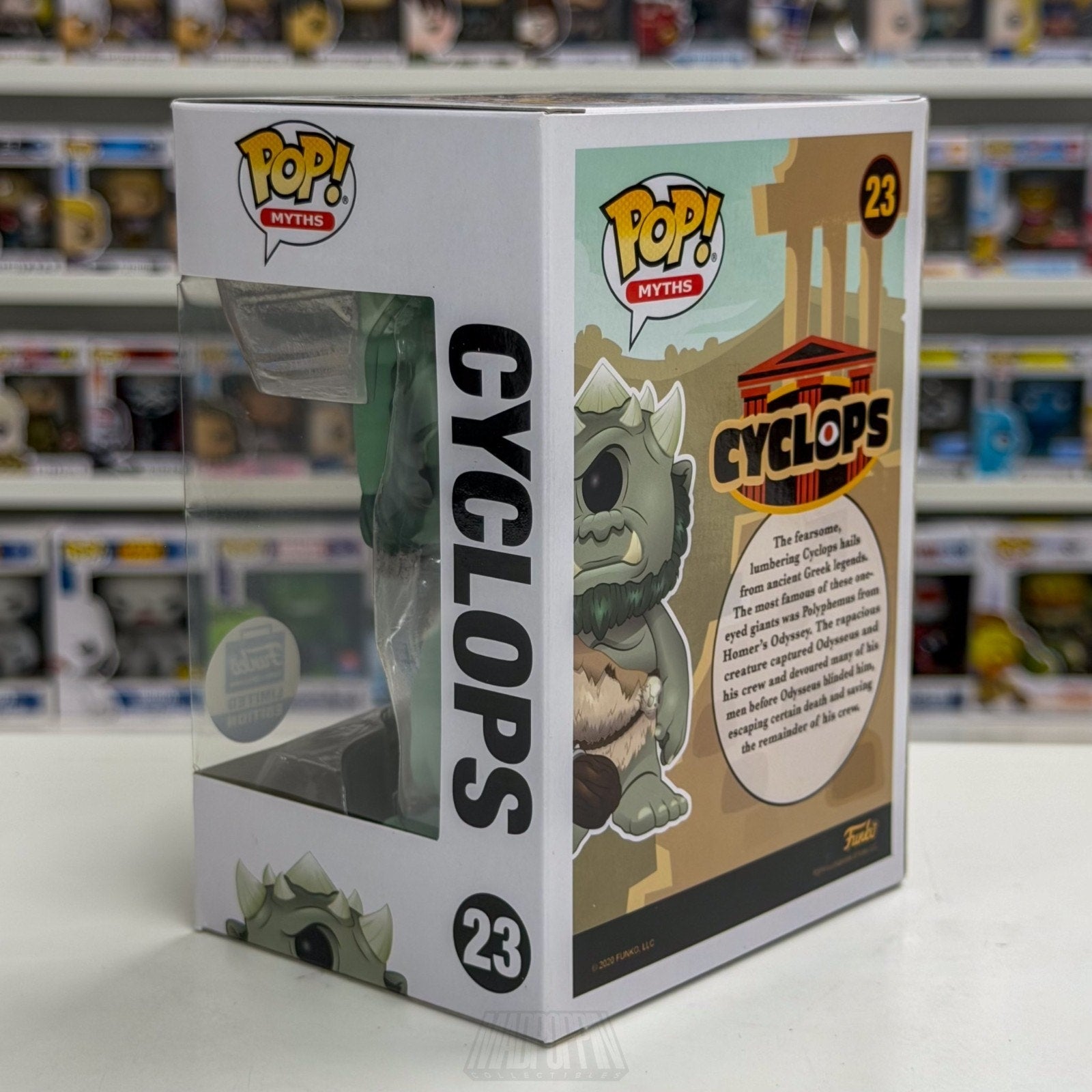 Funko Pop Myths Cyclops Exclusive 23 Ancient Greek Roman Creature Vinyl Figure