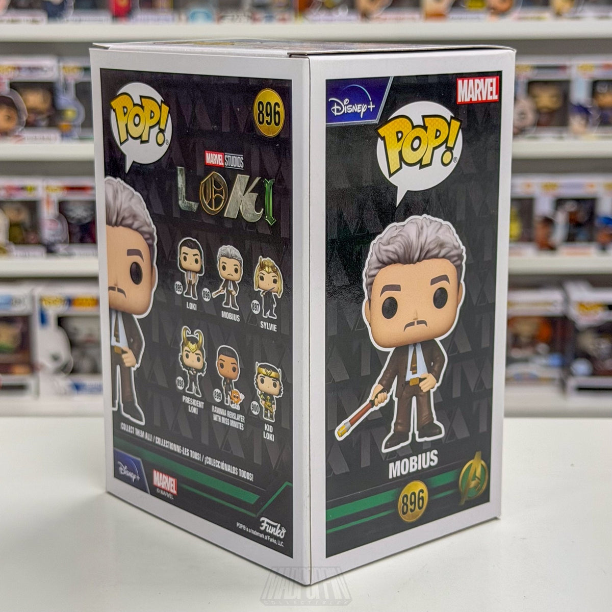Funko Pop Marvel Studios Loki Mobius 896 MCU TVA Multiverse Toy Vinyl Figure