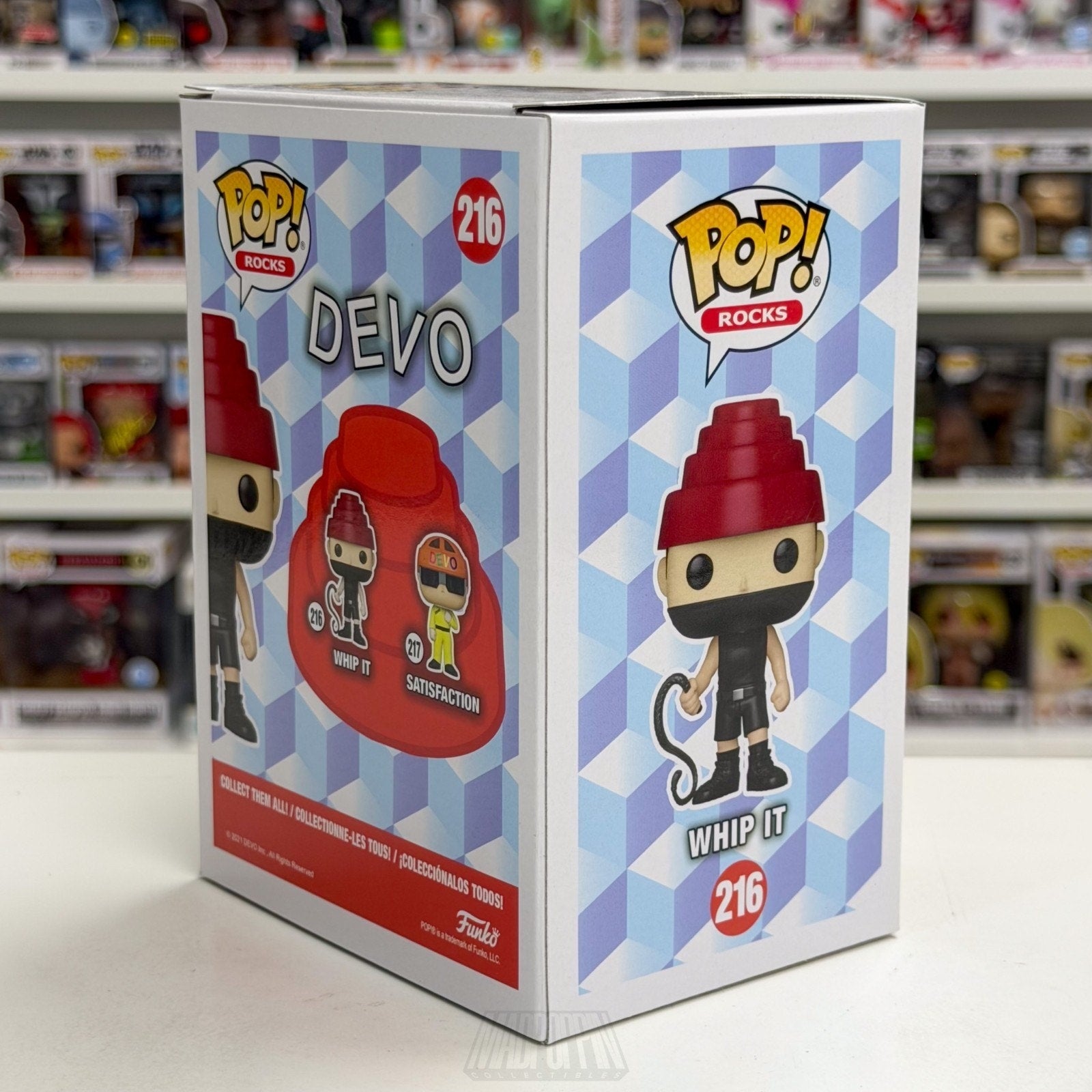 Funko Pop Rocks Devo Whip It 216 Music New Wave Synth Electronic Vinyl Figure
