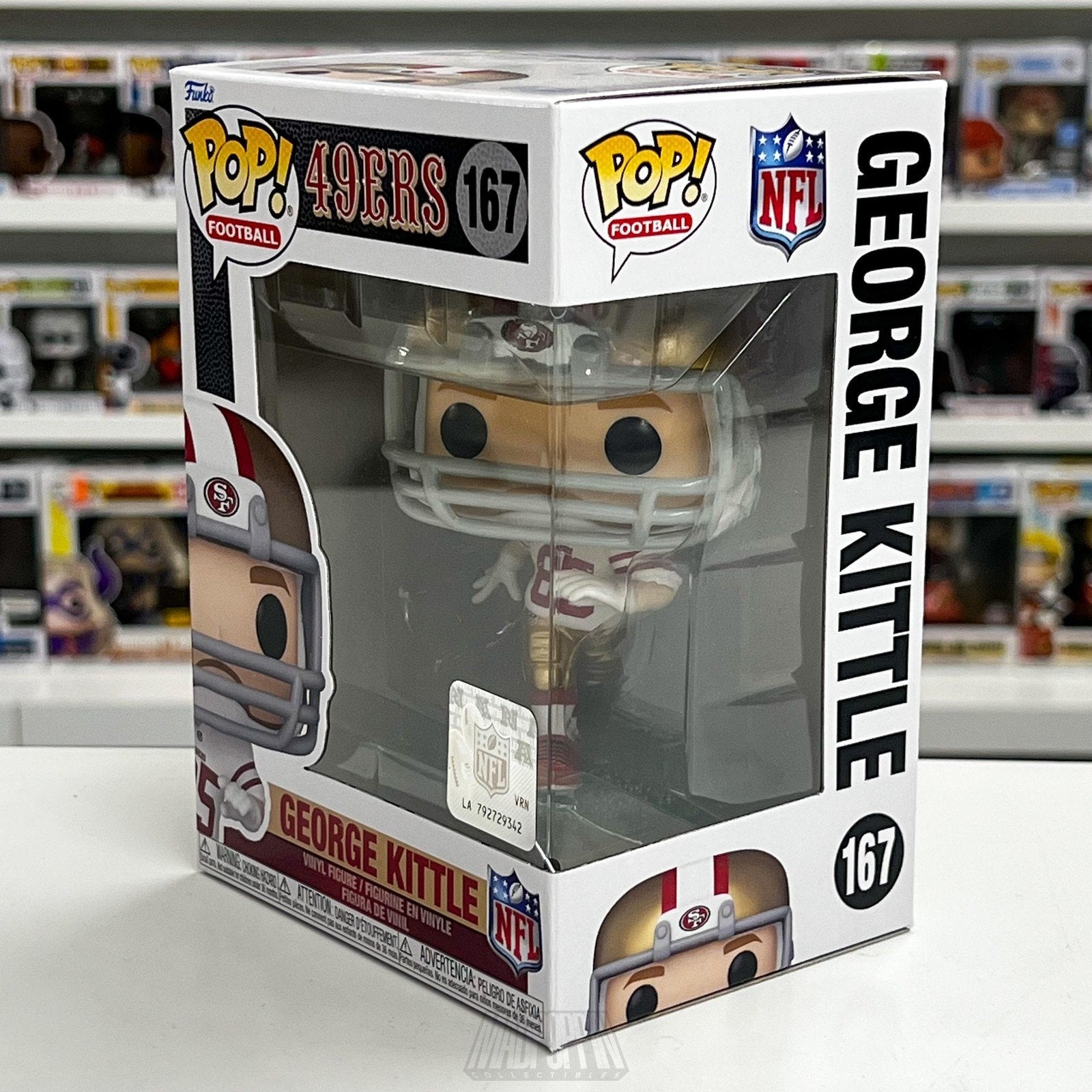 Funko Pop NFL Football San Francisco 49ers George Kittle 167 Sports Vinyl Figure