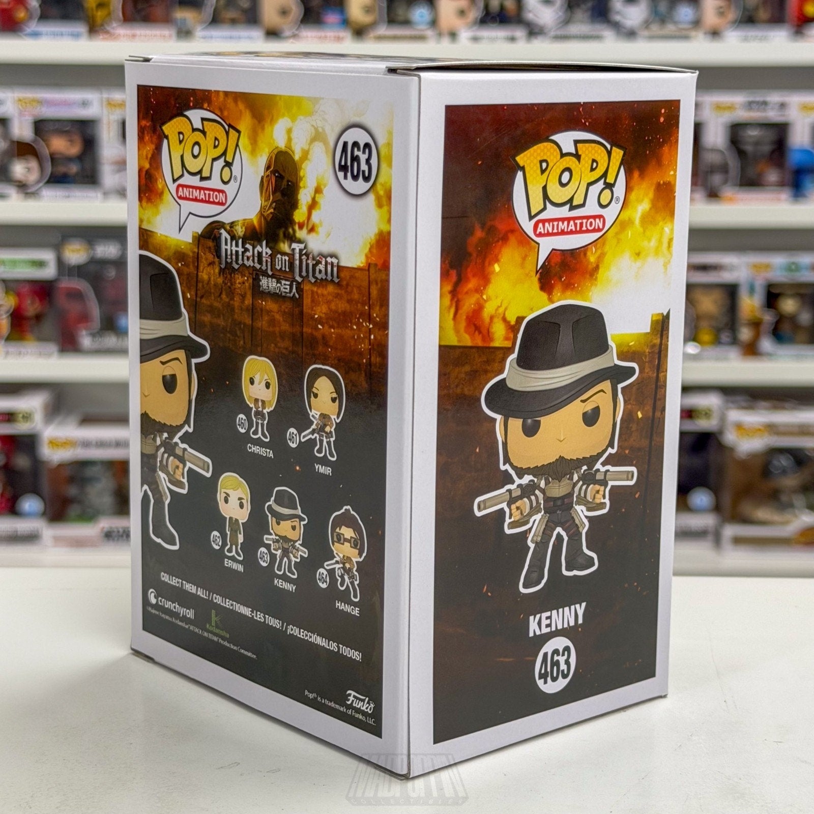 Funko Pop Anime Attack on Titan Kenny Ackerman 463 Japanese Manga Viny