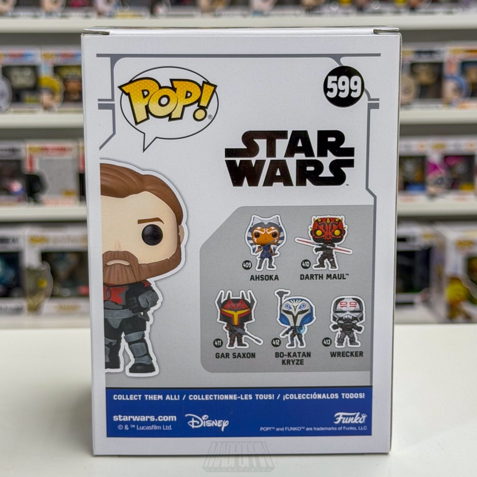 Funko Pop Star Wars Obi-Wan Kenobi Signed James Taylor 599 JSA Toy Vinyl Figure