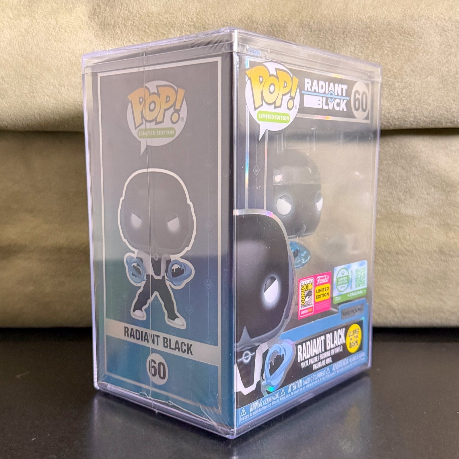 Funko Pop Comics Radiant Black 60 Glow LE 5000 PCS SDCC 2026 Official Toy Figure