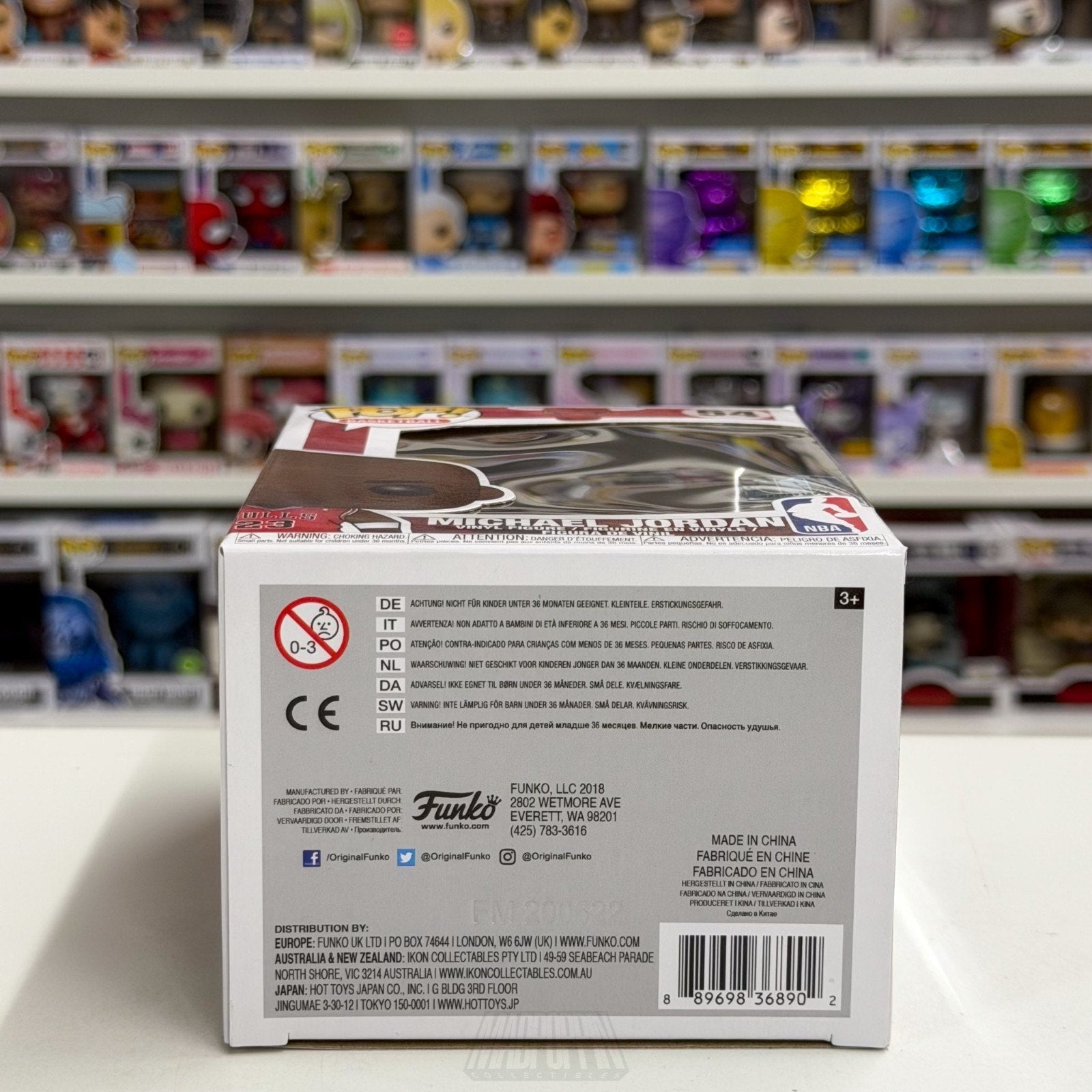 Funko Pop NBA Basketball Chicago Bulls Michael Jordan Slm Dunk 54 Vinyl Figure