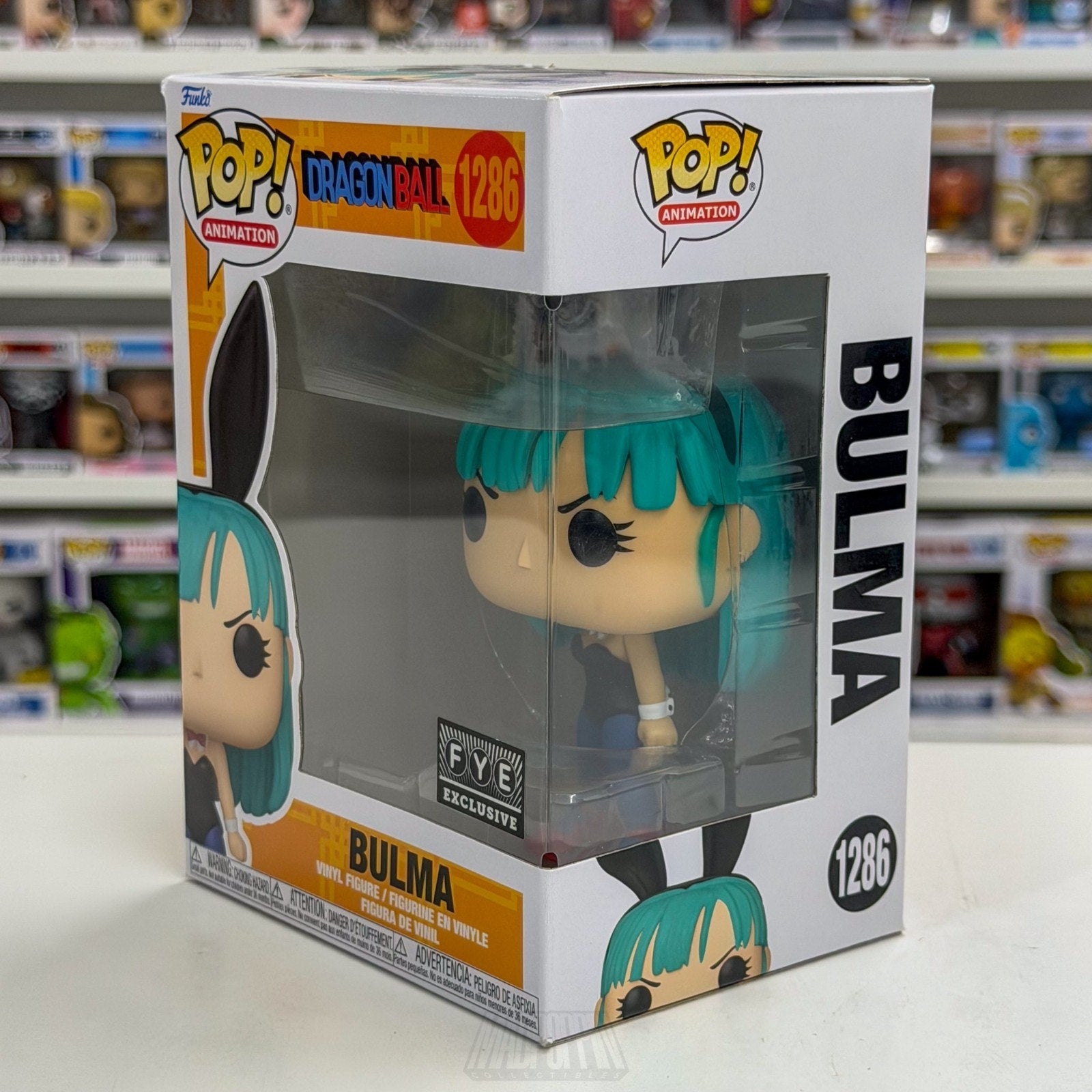 Funko Pop Anime Dragon Ball Bulma Bunny FYE 1286 Japanese Manga Toy Vinyl Figure