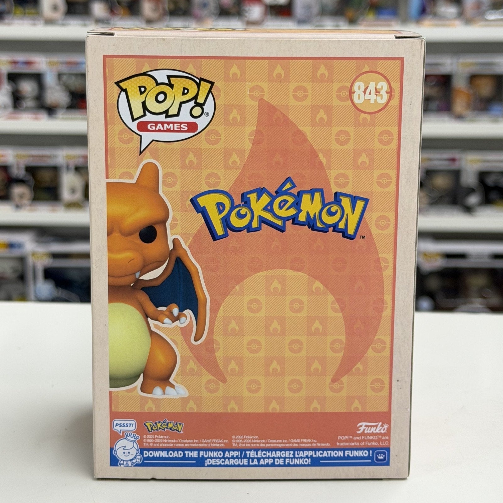Funko Pop Games Pokemon Charizard Soft Color Target 843 TCG Toy Vinyl Figure