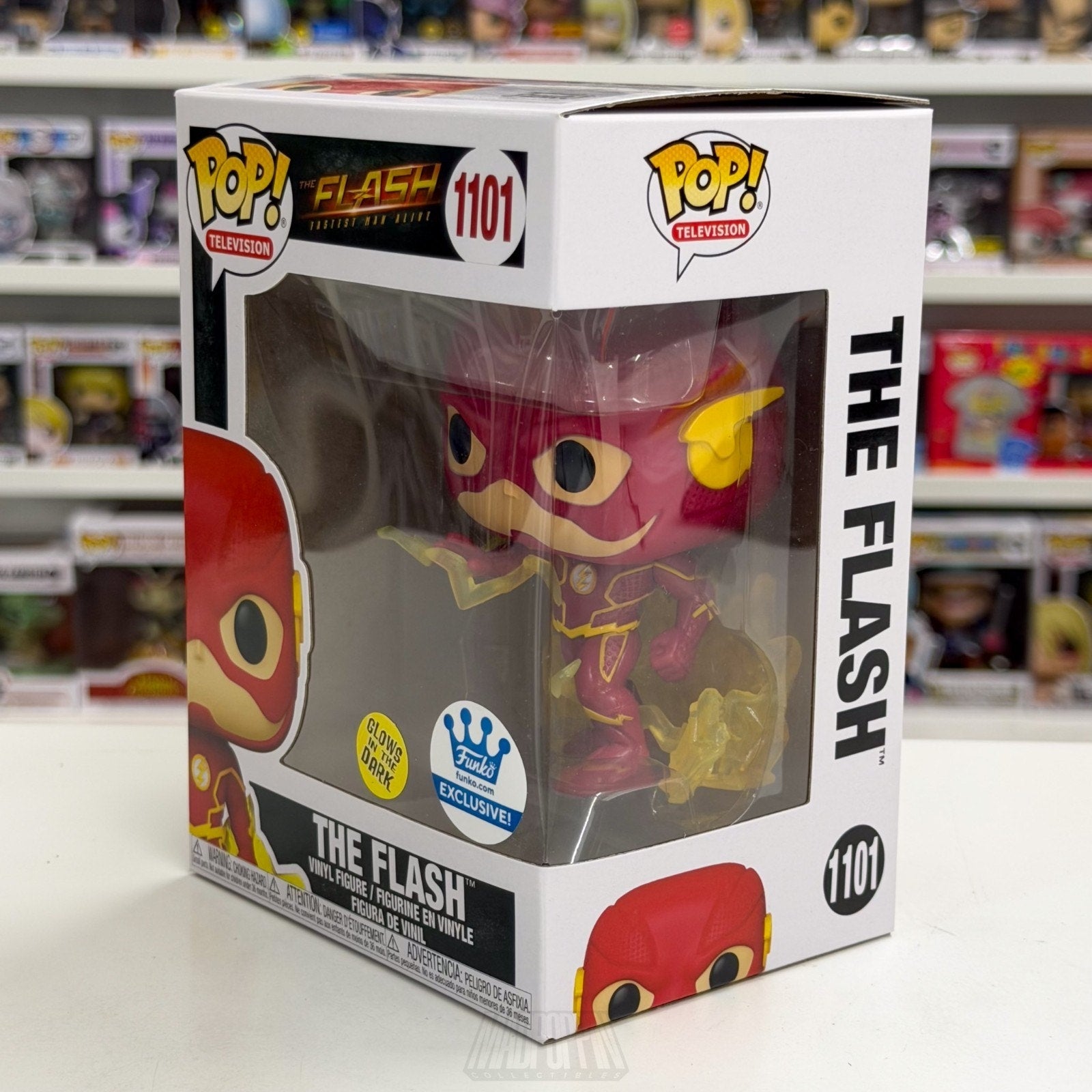 Funko Pop TV DC Super Heroes The Flash Speed Force Glow 1101 Toy Vinyl Figure
