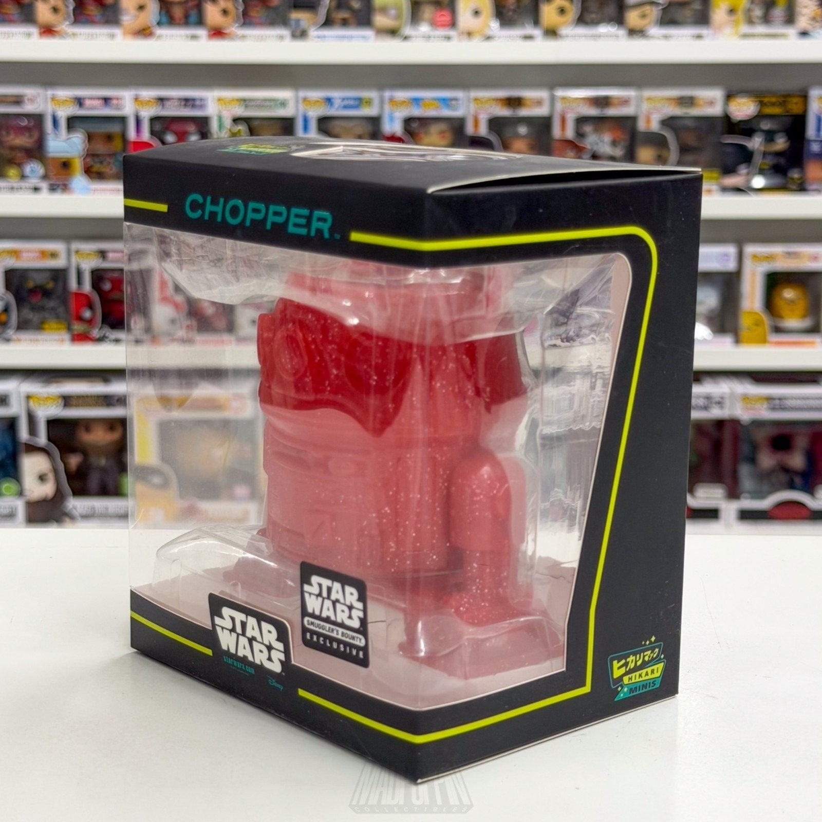 Funko Hikari Mini XS Star Wars Smugglers Bounty Rebels Chopper Red Glitter Toy
