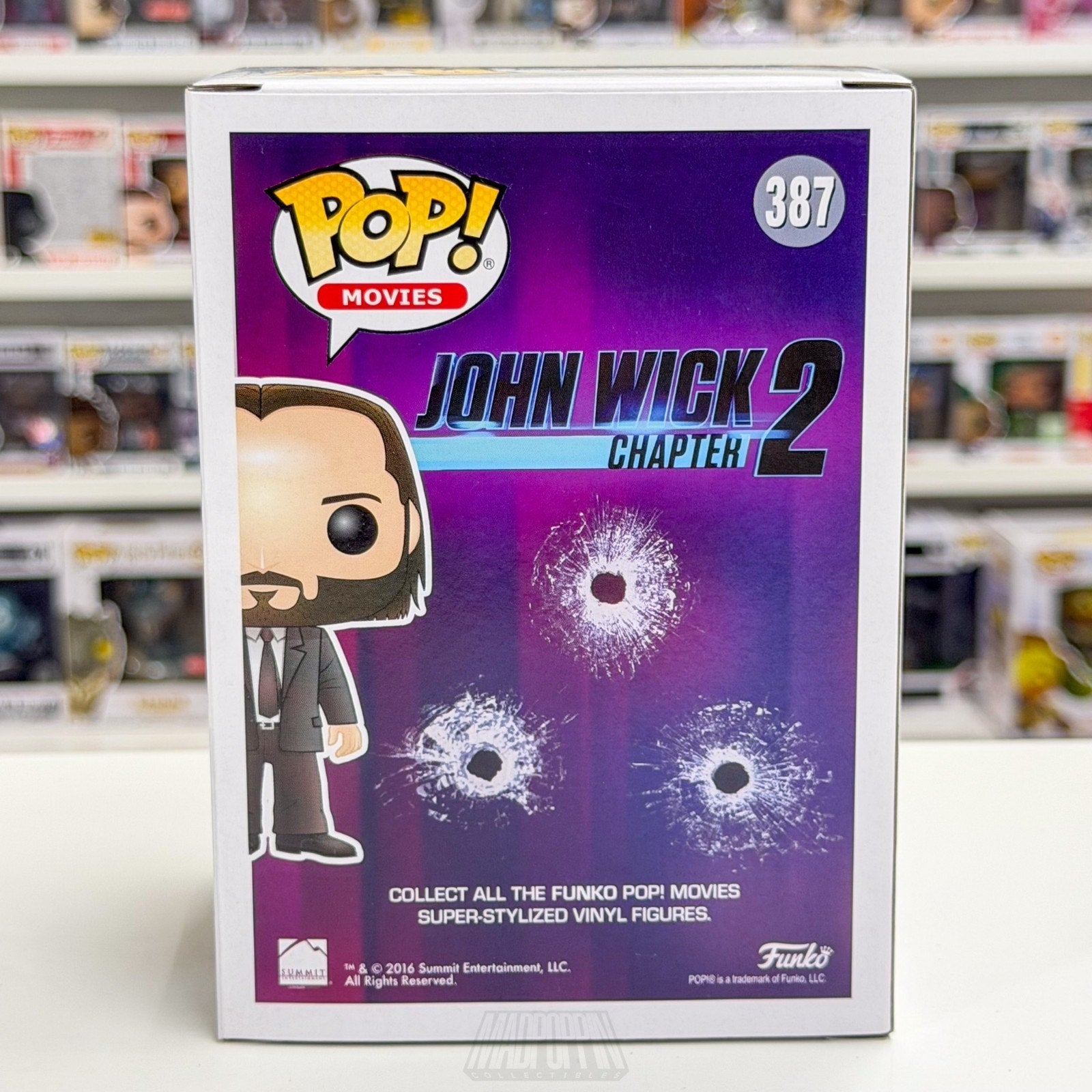 Funko Pop Movies John Wick Chapter 2 Hitman 387 Action Thriller Toy Vinyl Figure