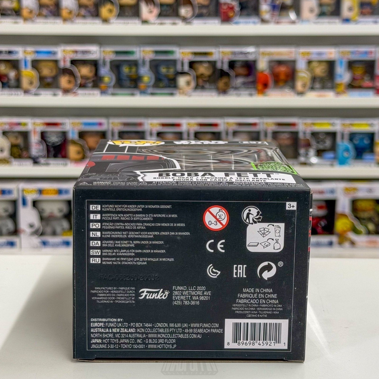 Funko Pop Star Wars Boba Fett Futura Black ECCC 297 Bounty Hunter Vinyl Figure