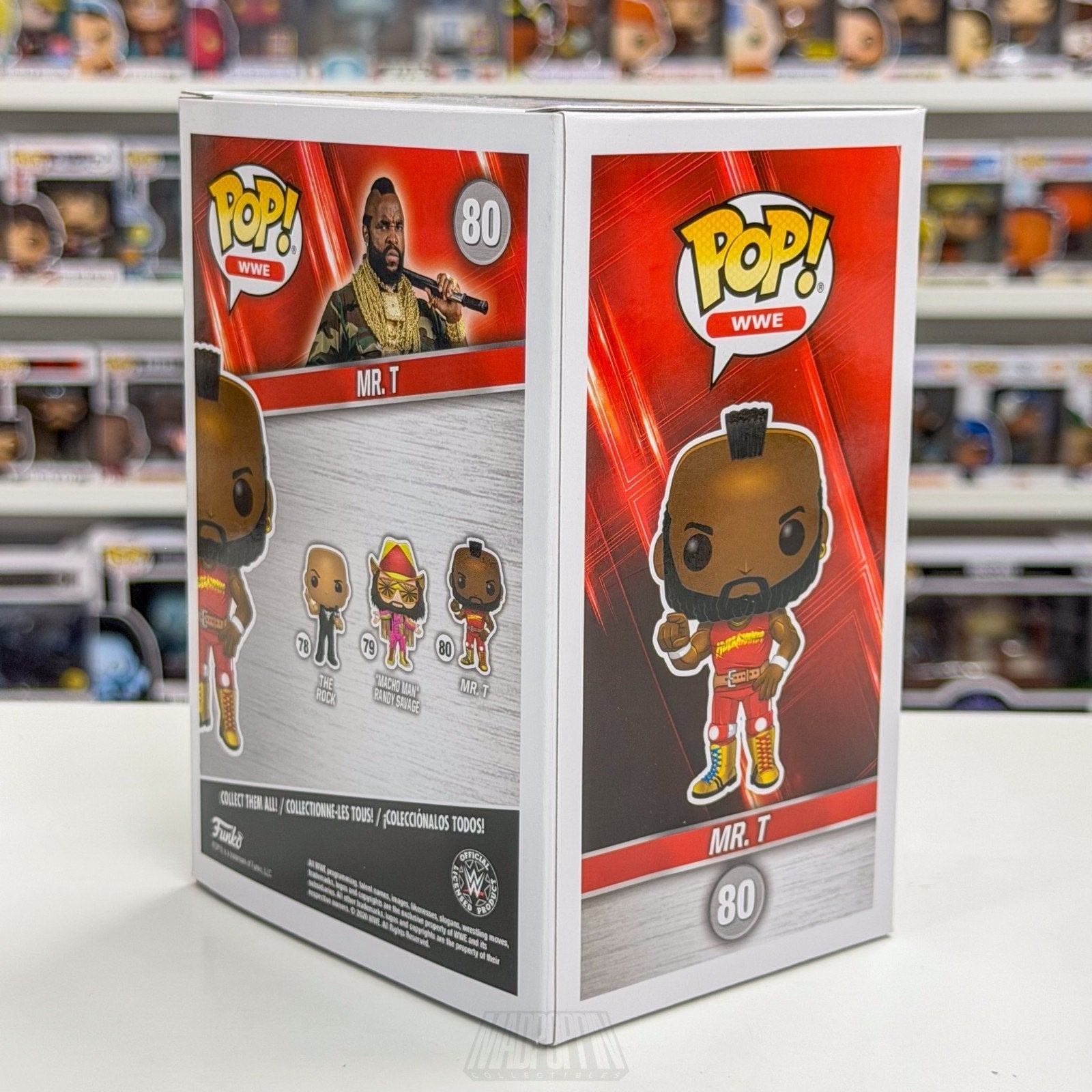 Funko Pop WWE Mr. T 80 WWF Wrestling Hulkamania Vaulted Rare Toy Vinyl Figure