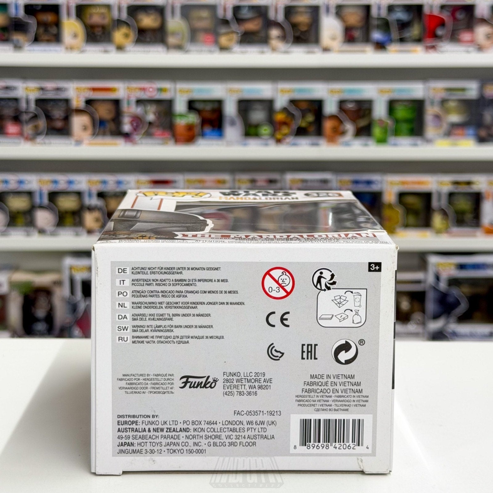 Funko Pop The Mandalorian 326 Din Djarin Bounty Hunter Disney+ Toy Vinyl Figure