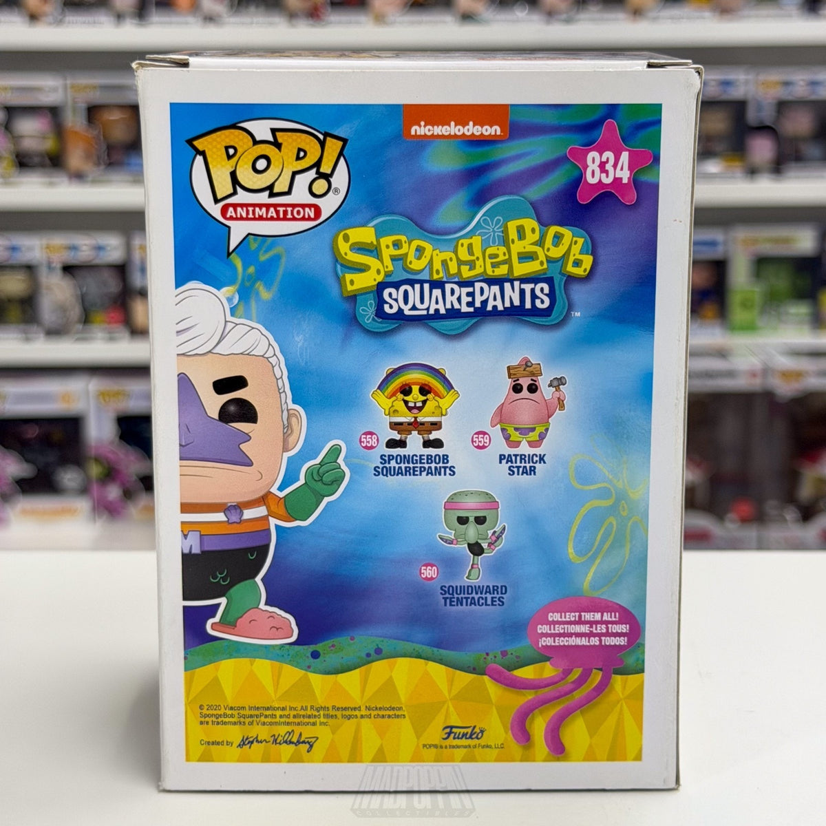 Funko Pop Animation SpongeBob SquarePants Mermaidman NYCC 834 Toy Vinyl Figure