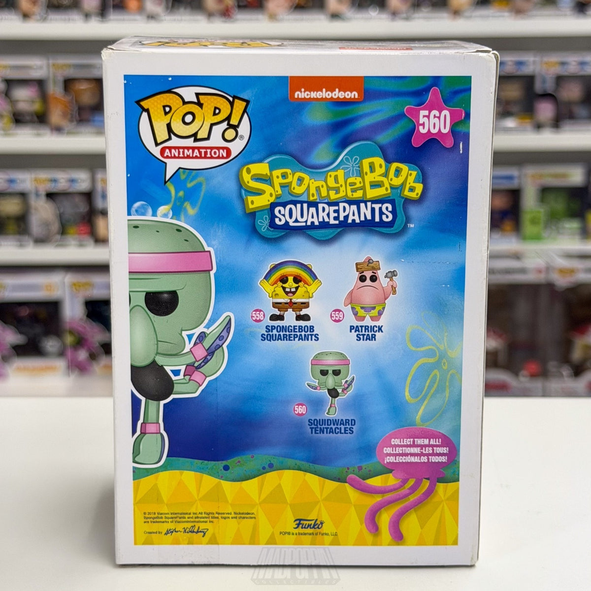Funko Pop Animation Spongebob Squarepants Squidward Tentacles 560 Vinyl Figure