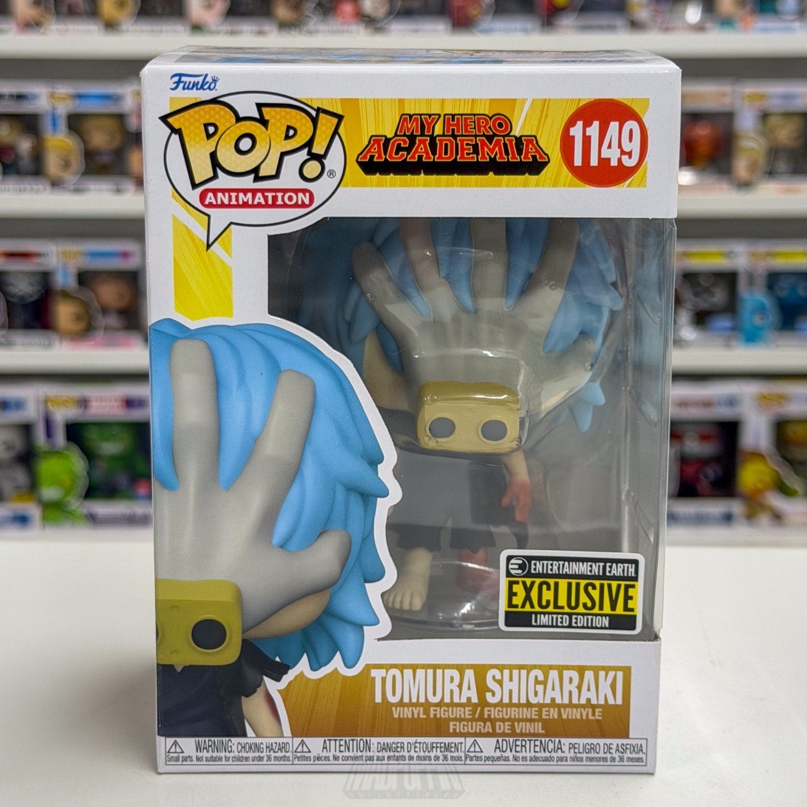 Funko Pop Anime My Hero Academia Tomura Shigaraki Entertainment Earth 1149 Manga