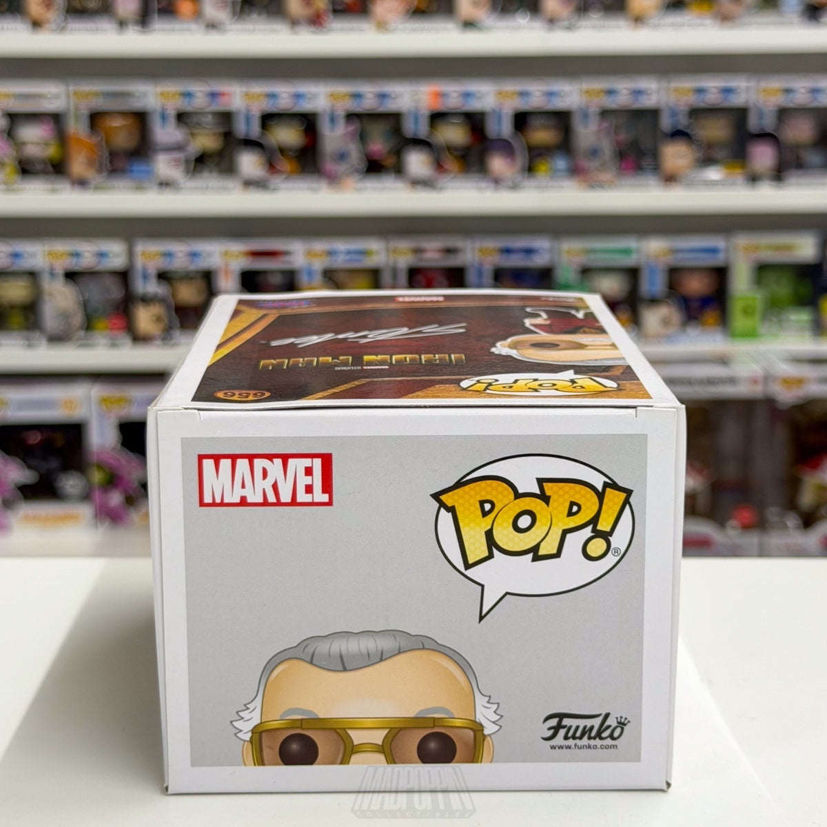 Funko Pop Marvel Studios Iron Man Stan Lee SDCC 656 MCU Excelsior Vinyl Figure