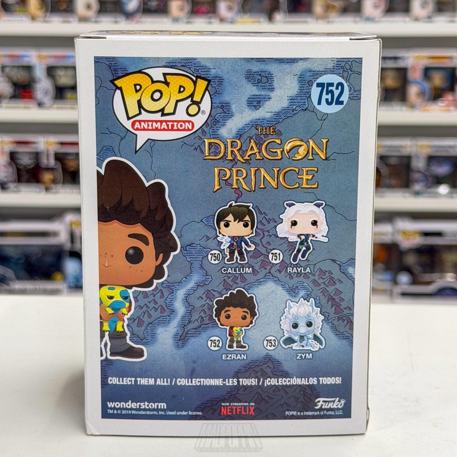 Funko Pop Animation The Dragon Prince Ezran 752 Netflix Fantasy Toy Vinyl Figure