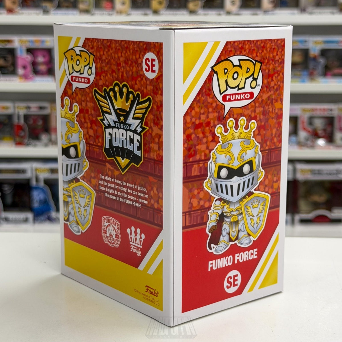 Funko Pop Funko Force FunKon Fundays Games & Box of Fun SE Knight Vinyl Figure