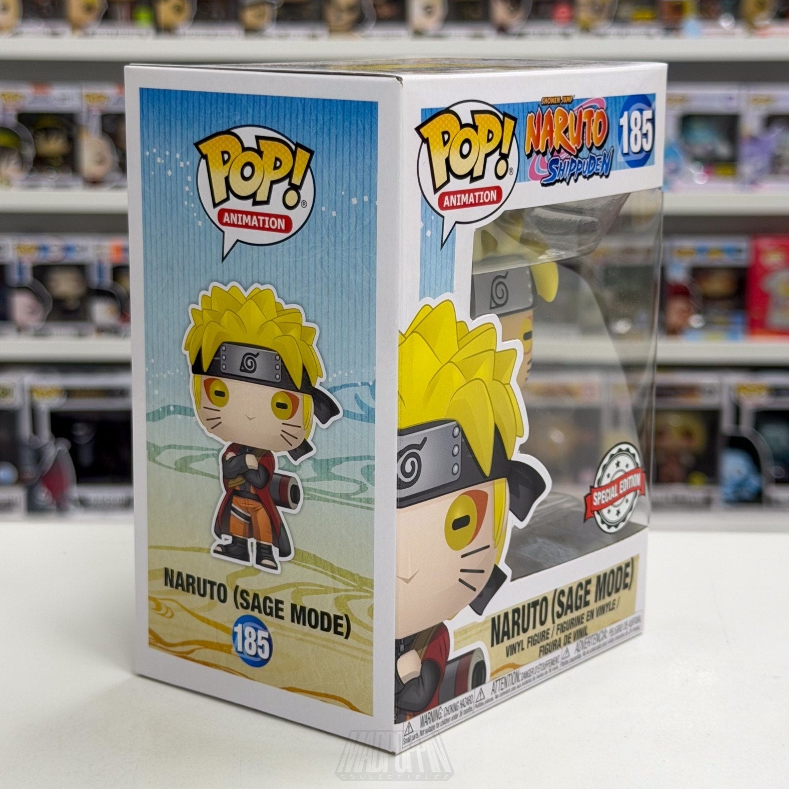 Funko Pop Anime Naruto Sage Mode Special Edition 185 Japan Manga Vinyl Figure