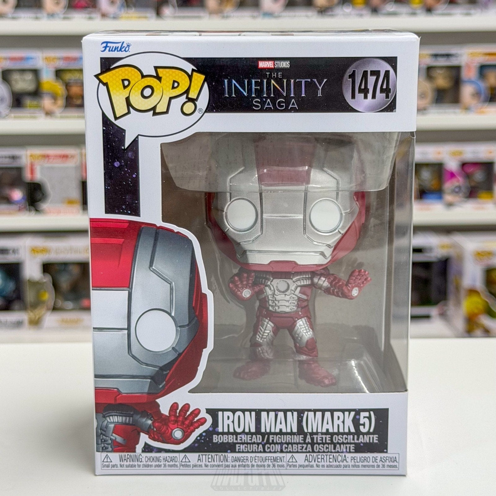 Funko Pop Marvel Studios The Infinity Saga Iron Man Mark 5 1474 Toy Vinyl Figure