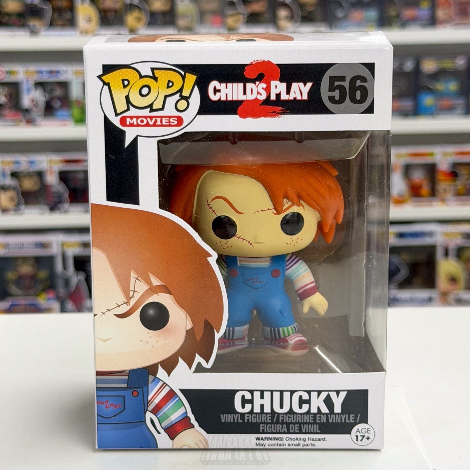 Funko Pop Movies Childs Play 2 Chucky 56 Good Guy Doll Horror Toy Vinyl Figure