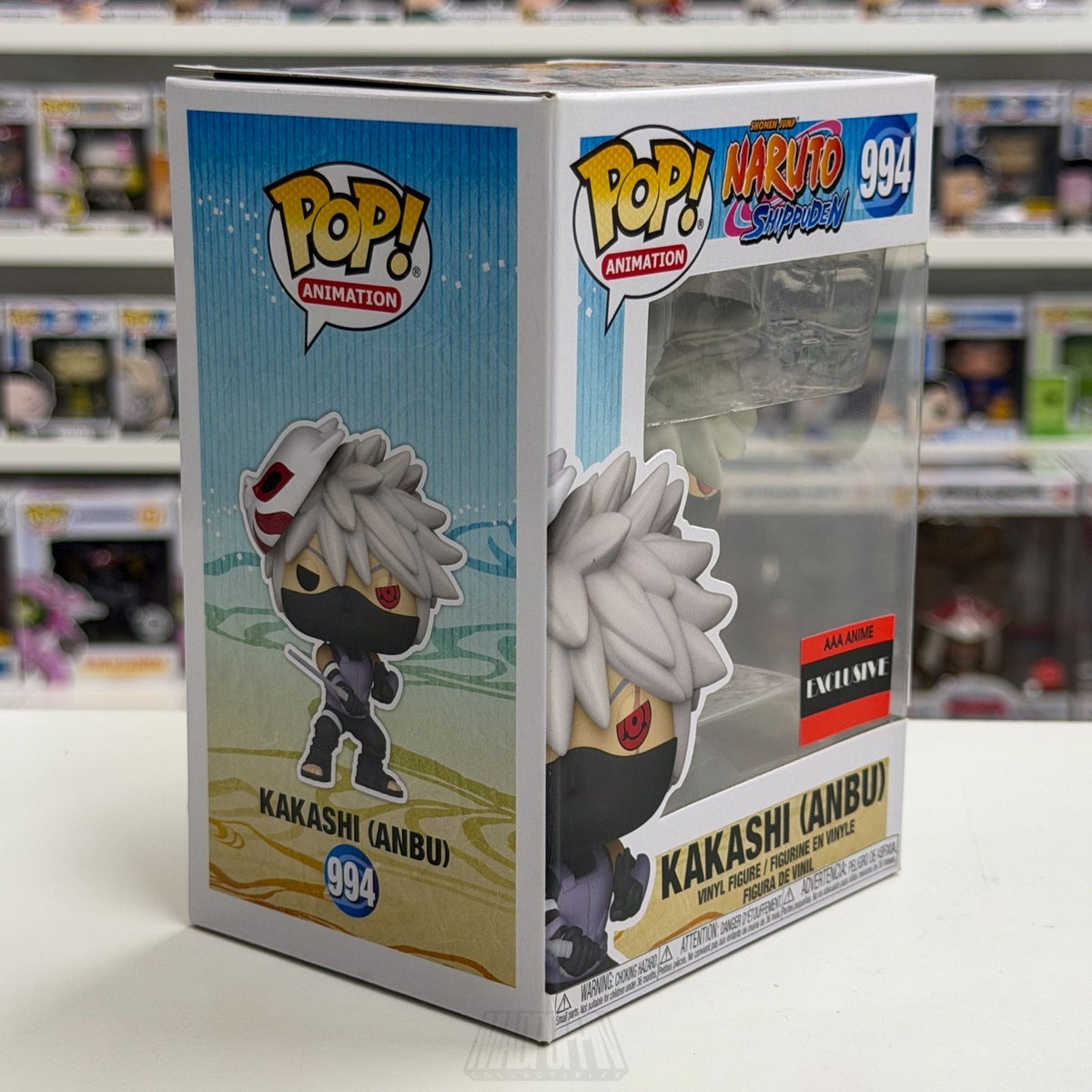 Funko Pop Anime Naruto Kakashi Hatake Anbu AAA Exclusive 994 Manag Vinyl Figure