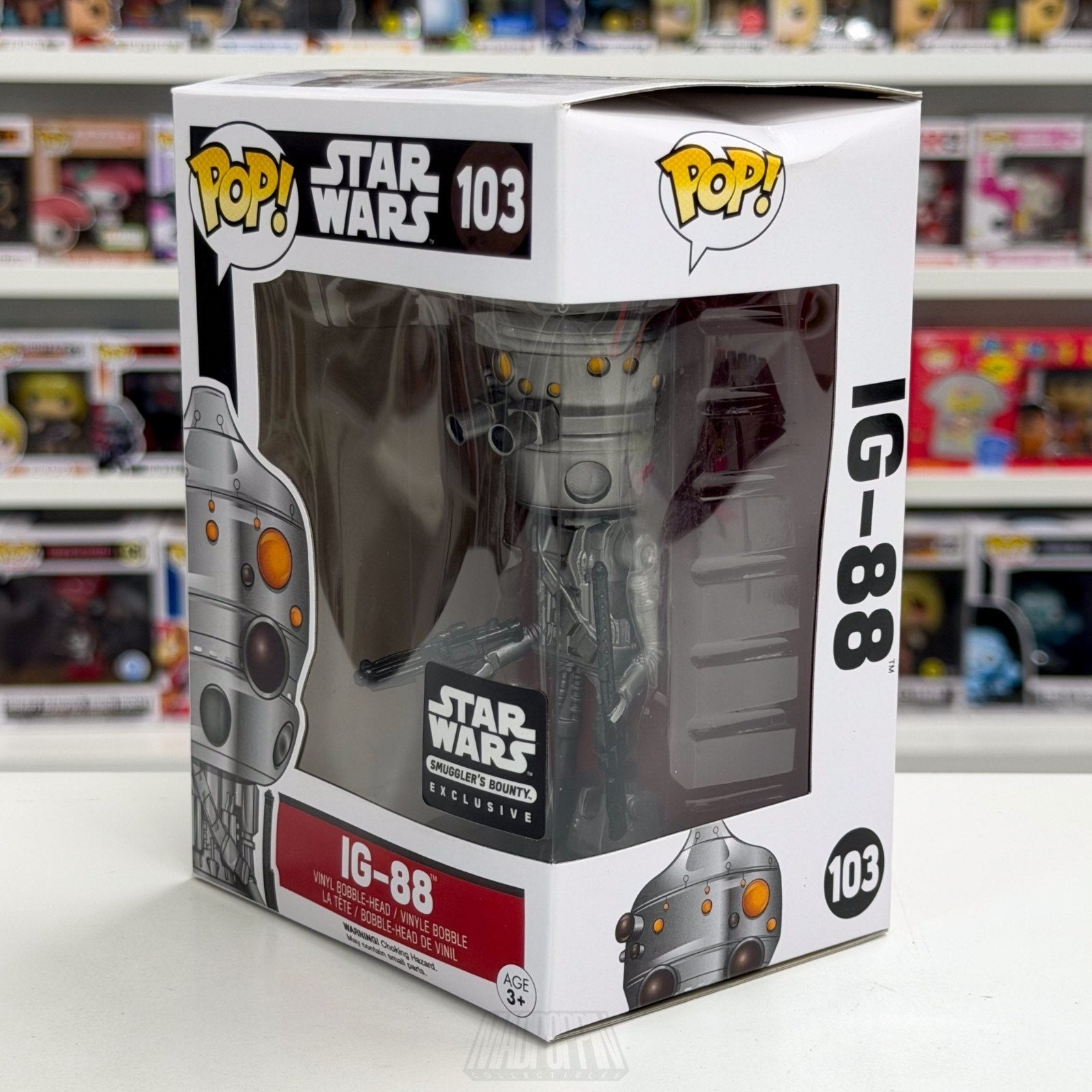 Funko Pop Star Wars IG-88 Smuggler's Bounty 103 Bounty Hunter Toy Vinyl Figure