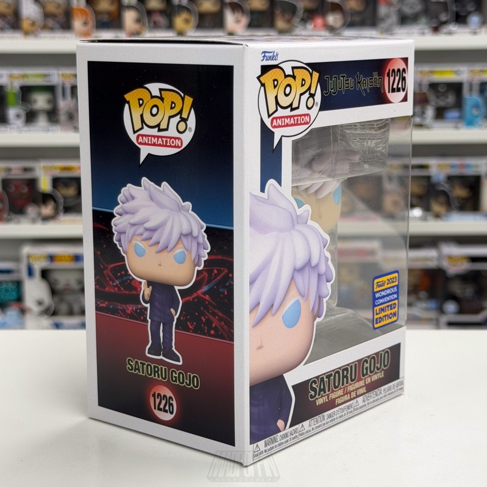 Funko Pop Anime Jujutsu Kaisen Satoru Gojo WonderCon 1226 Manga Toy Vinyl Figure