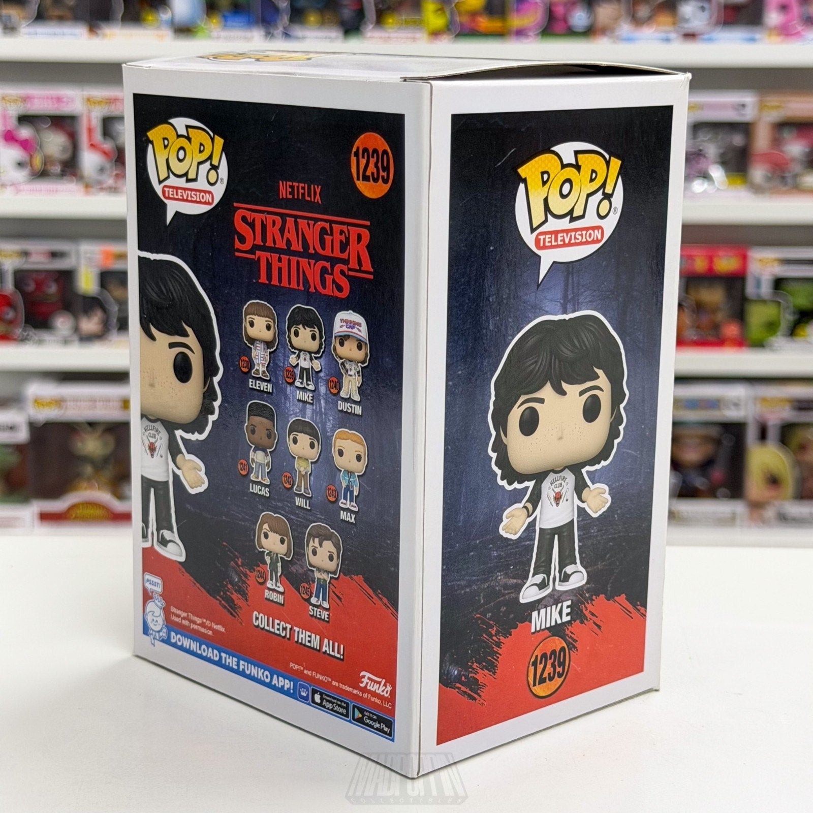 Funko Pop TV Stranger Things Mike Hellfire Club Shirt 1239 Season 4 Vinyl Figure