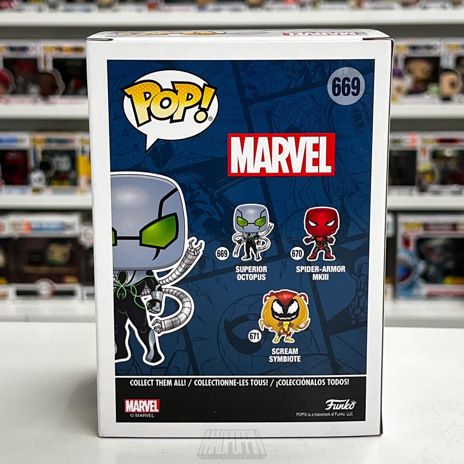 Funko Pop Marvel Superior Octopus 669 Walgreens Exclusive Vinyl Figure New Box