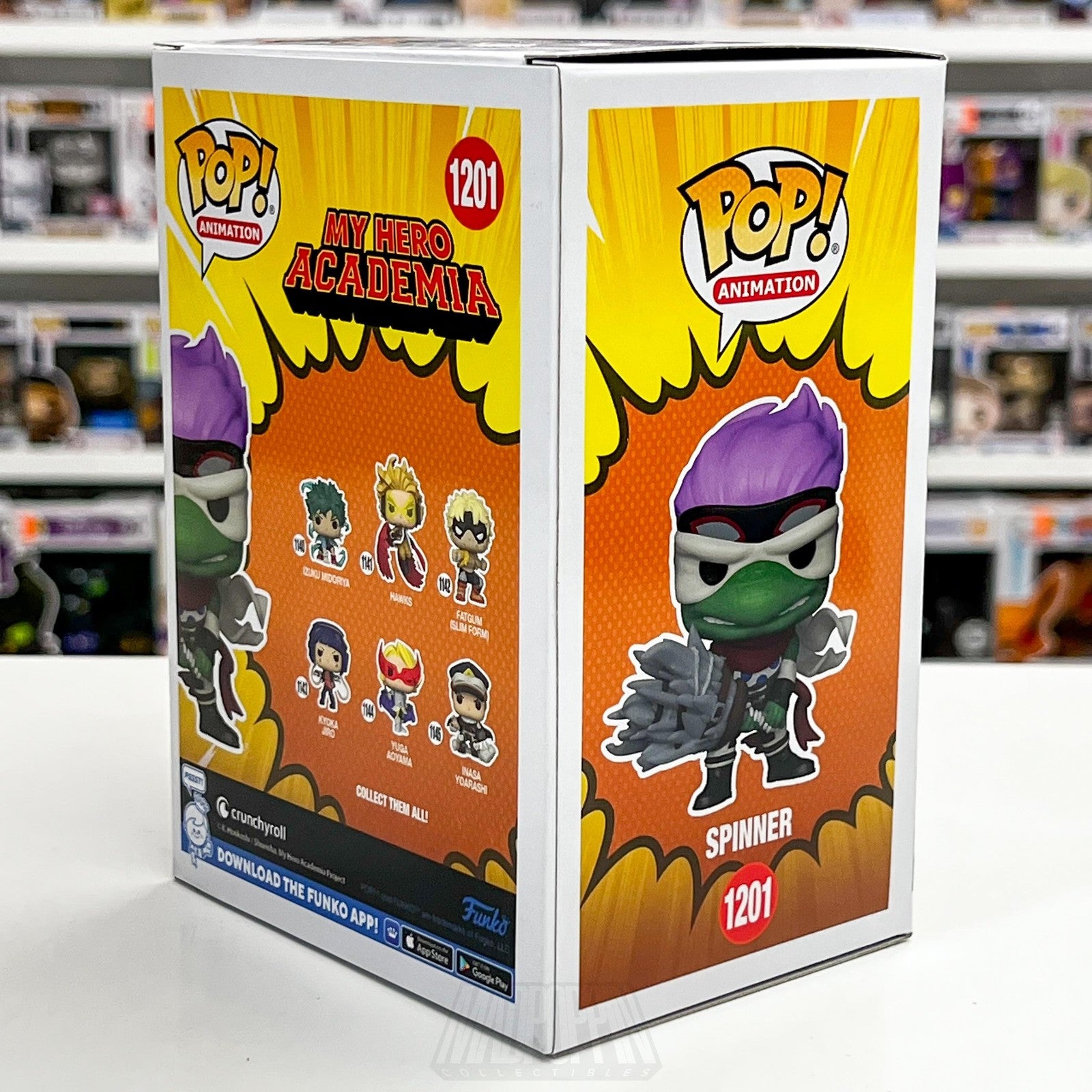 Funko Pop My Hero Academia Spinner 1201 Winter Convention 2022 Ltd Ed Vinyl4