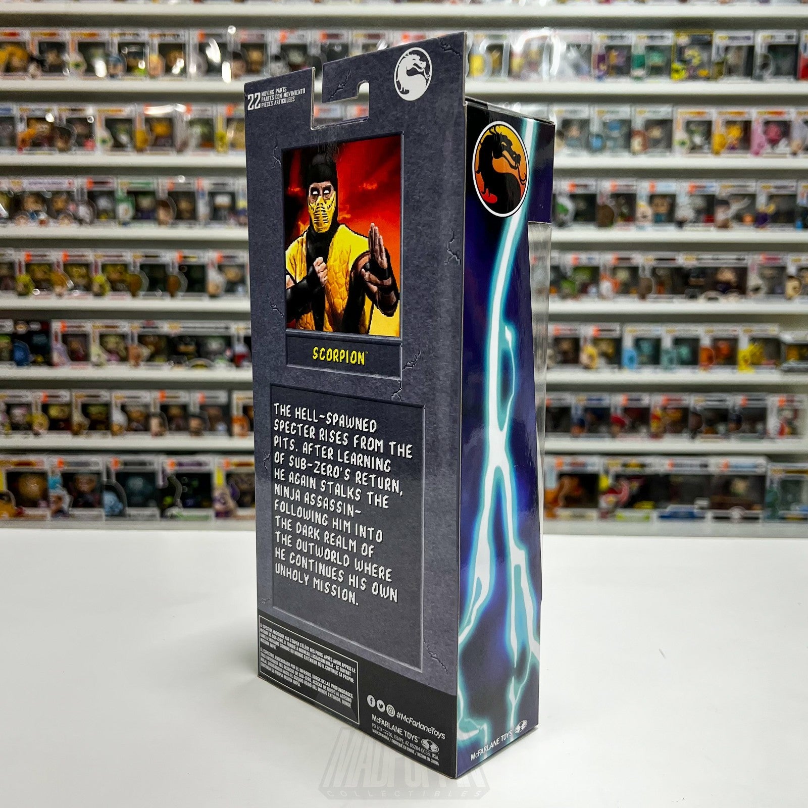 McFarlane Toys Mortal Kombat Klassic Scorpion  7 Inch Action Figure Video Game