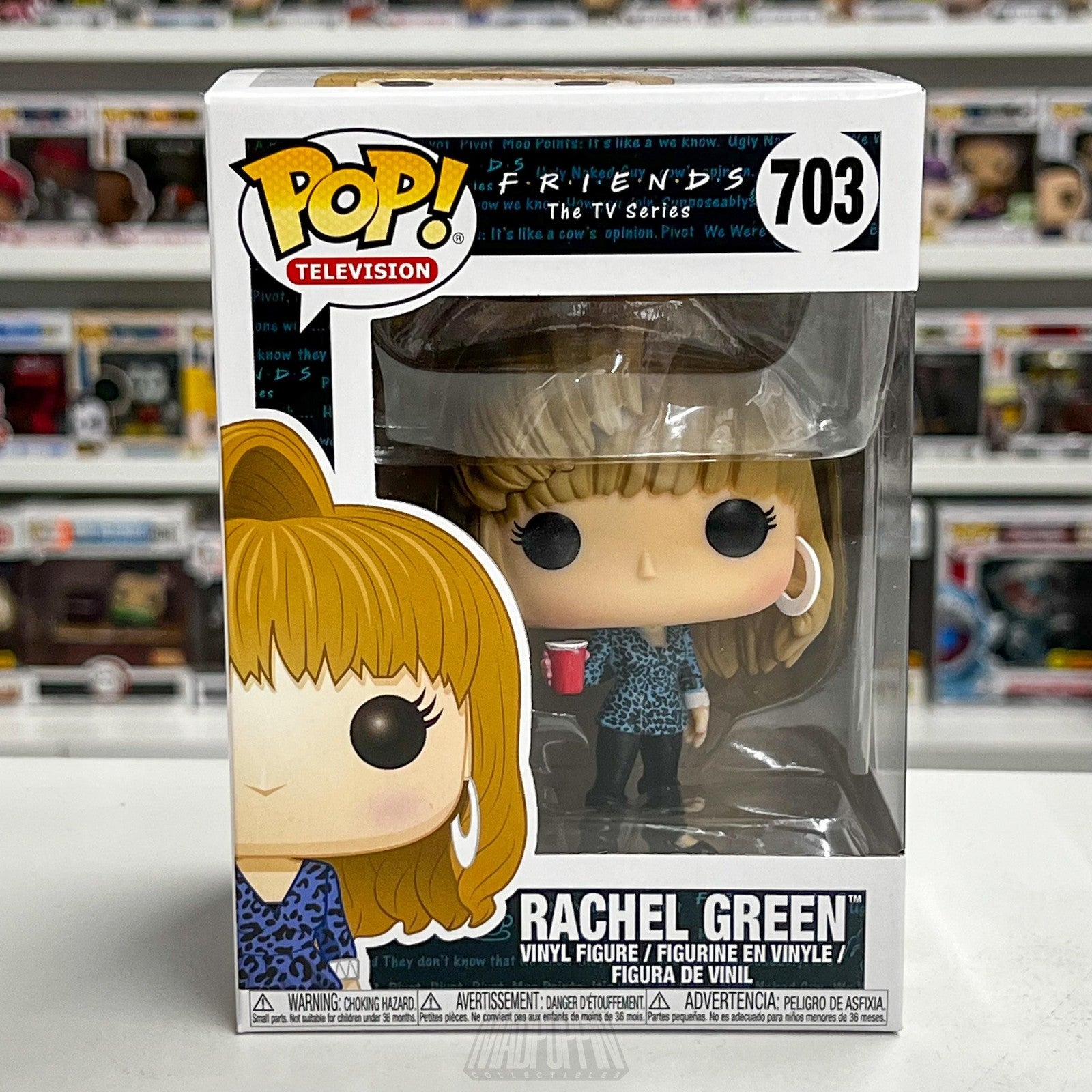 Funko Pop Friends Rachel Green 703 TV Series Vinyl Figure Collector New In Box