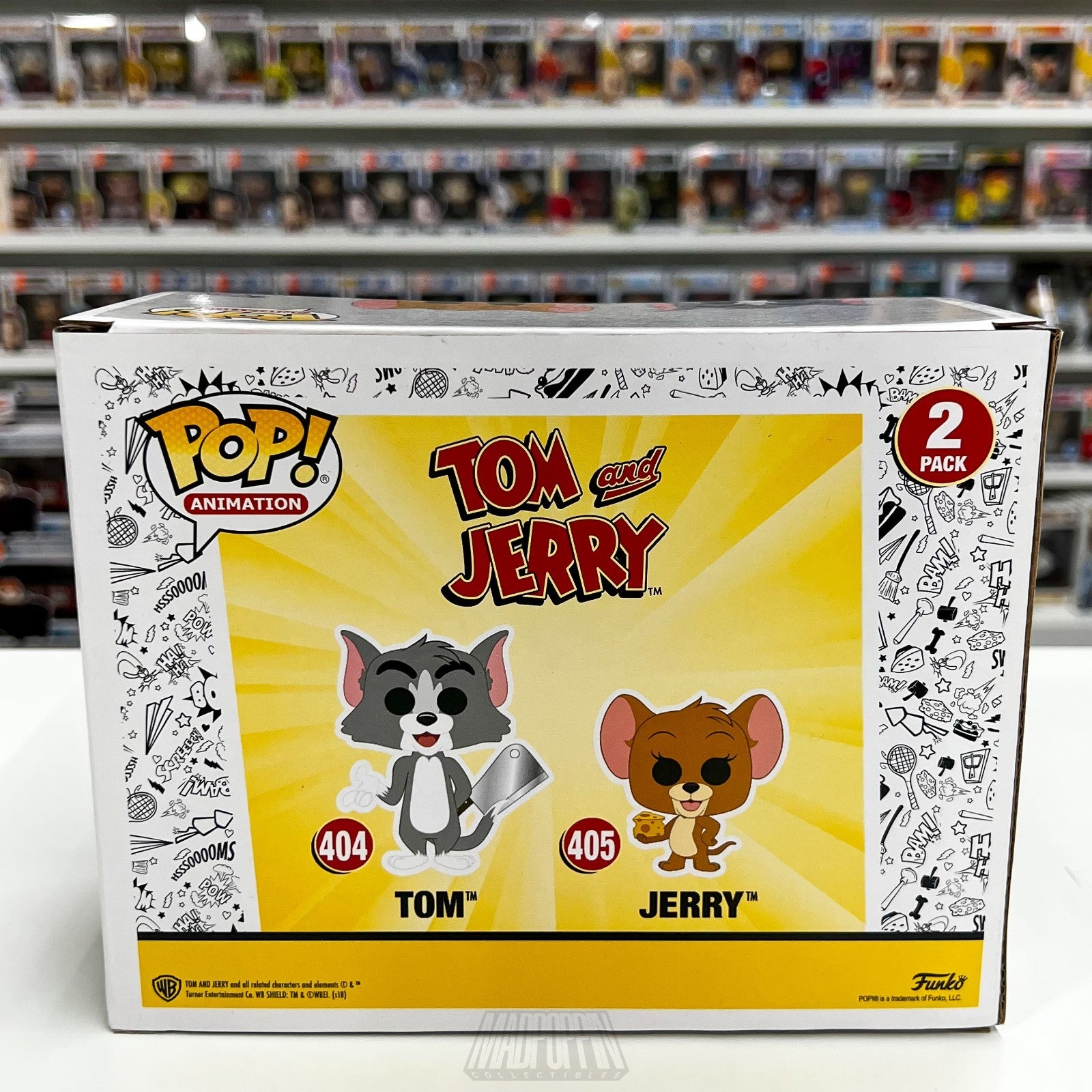 Funko Pop Animation Tom & Jerry Flocked 2 Pack Funko-Shop.com Hanna Barbera