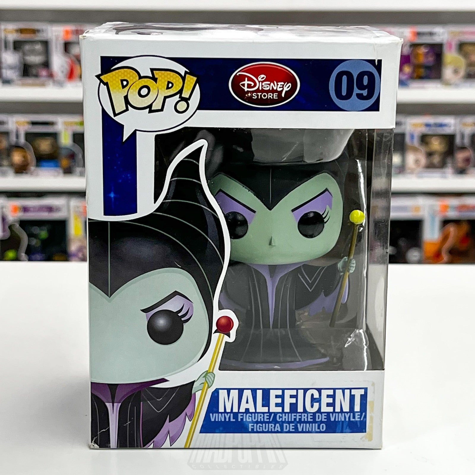 Funko Pop Disney Store Logo Maleficent 09 Villains Series 1 Vinyl Figure Boxed0