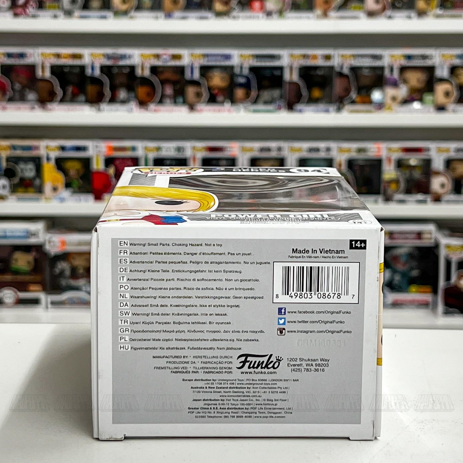 Funko Pop Heroes DC Super Heroes Power Girl 94 Vinyl Figure Collectible New