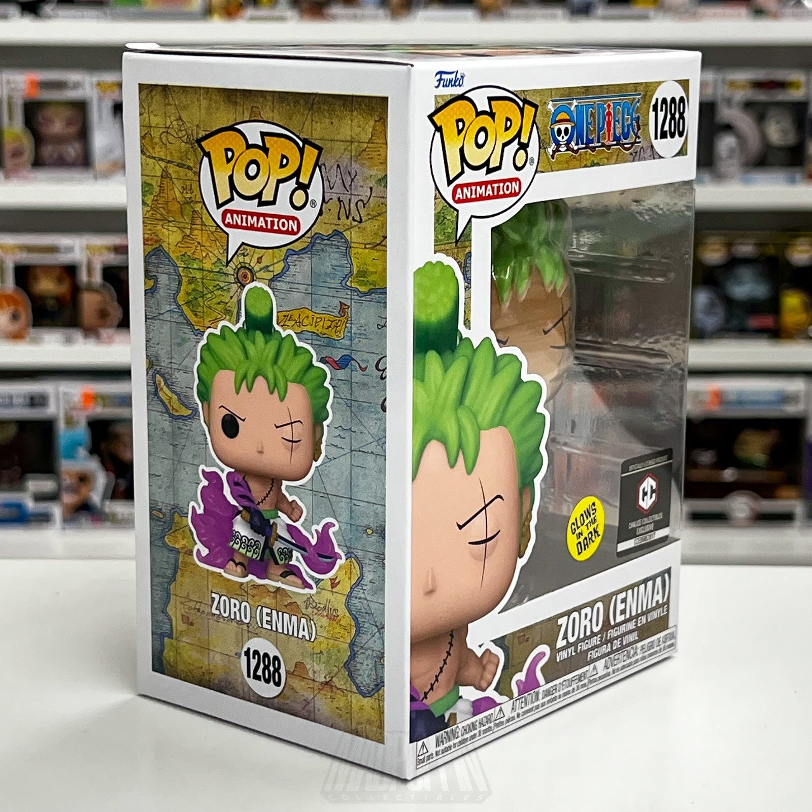 Funko Pop Anime One Piece Zoro Enma Chalice Collectibles Glow 1288 Vinyl Figure6