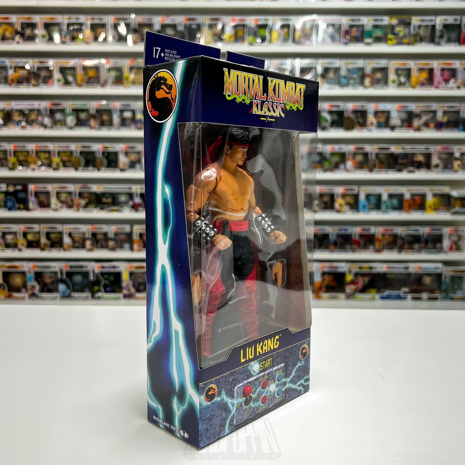McFarlane Toys Mortal Kombat Klassic Liu Kang  7 Inch Action Figure Video Game