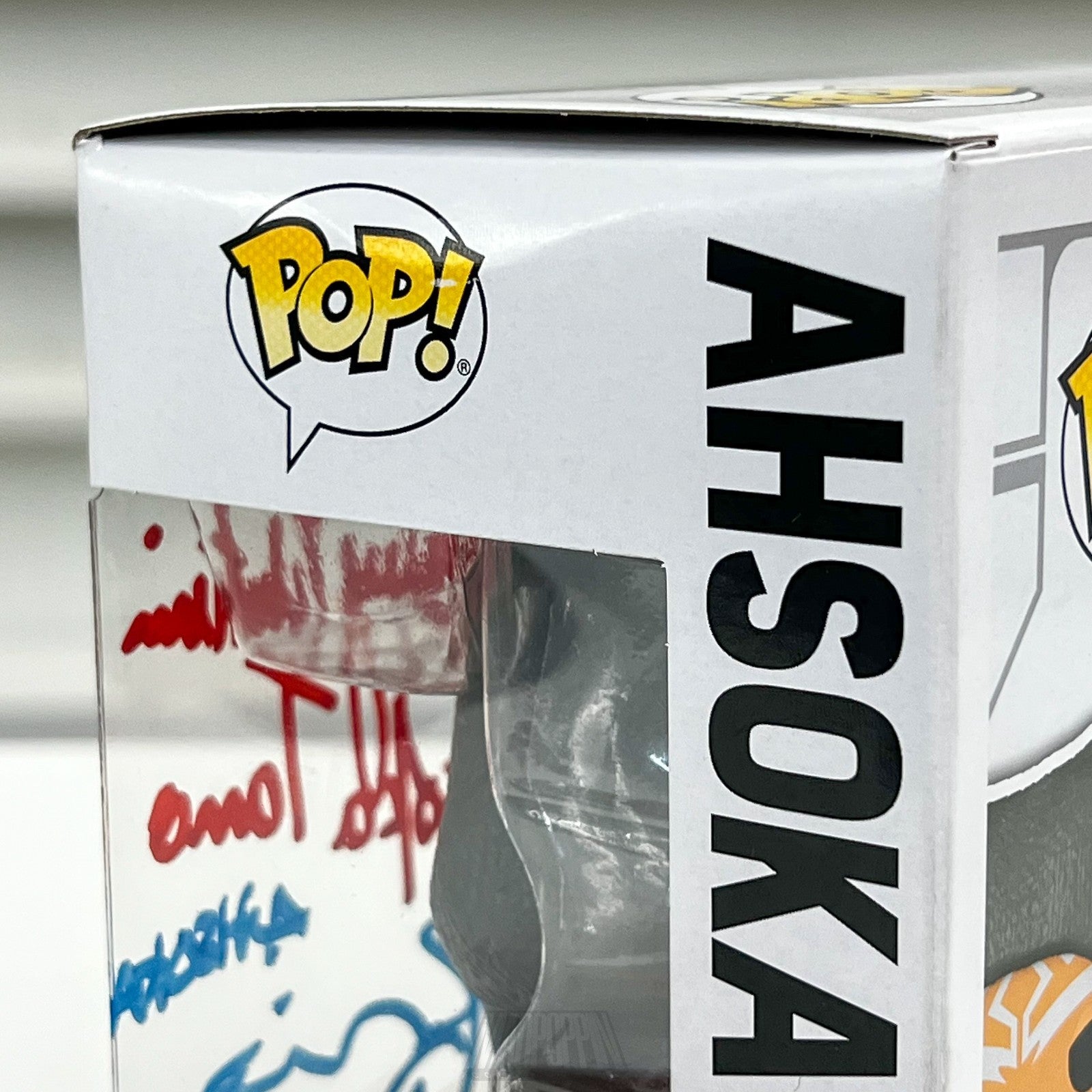 Funko Pop Star Wars Ahsoka Tano 650 Signed Ashley Eckstein Rosario Dawson COA