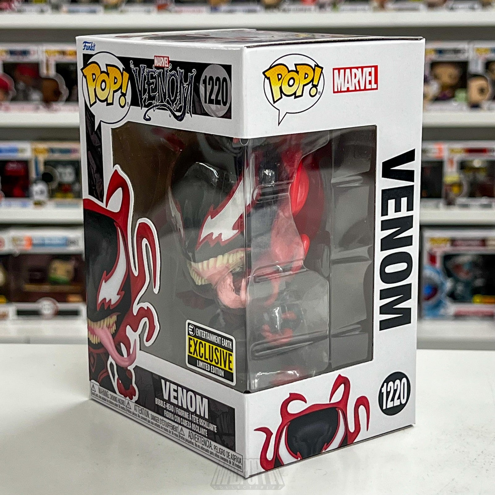 Funko Pop Marvel Venom 1220 Entertainment Earth Exclusive Limited Edition Figure