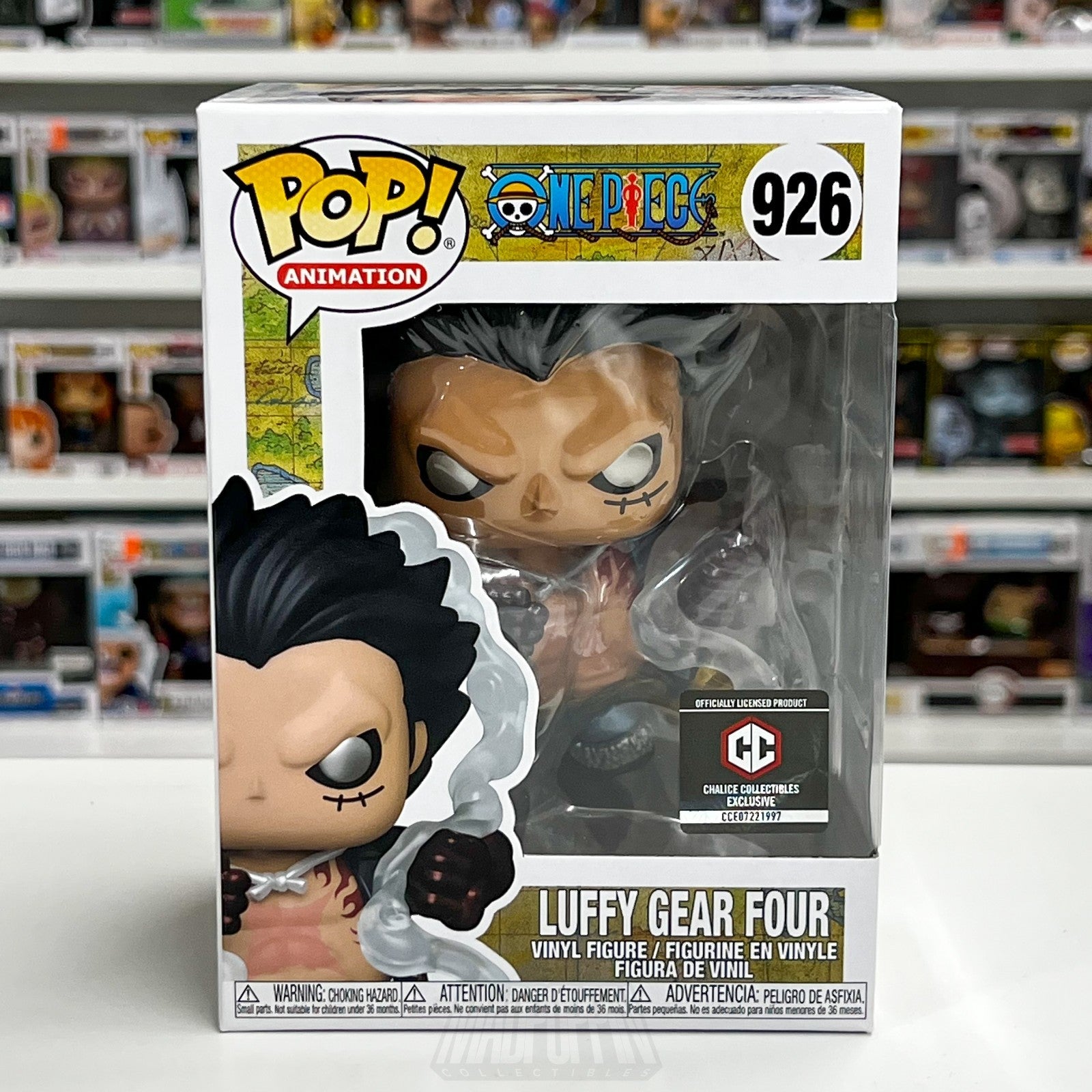 Funko Pop Anime One Piece Luffy Gear Four Chalice Metallic 926 Vinyl Figure Toy0